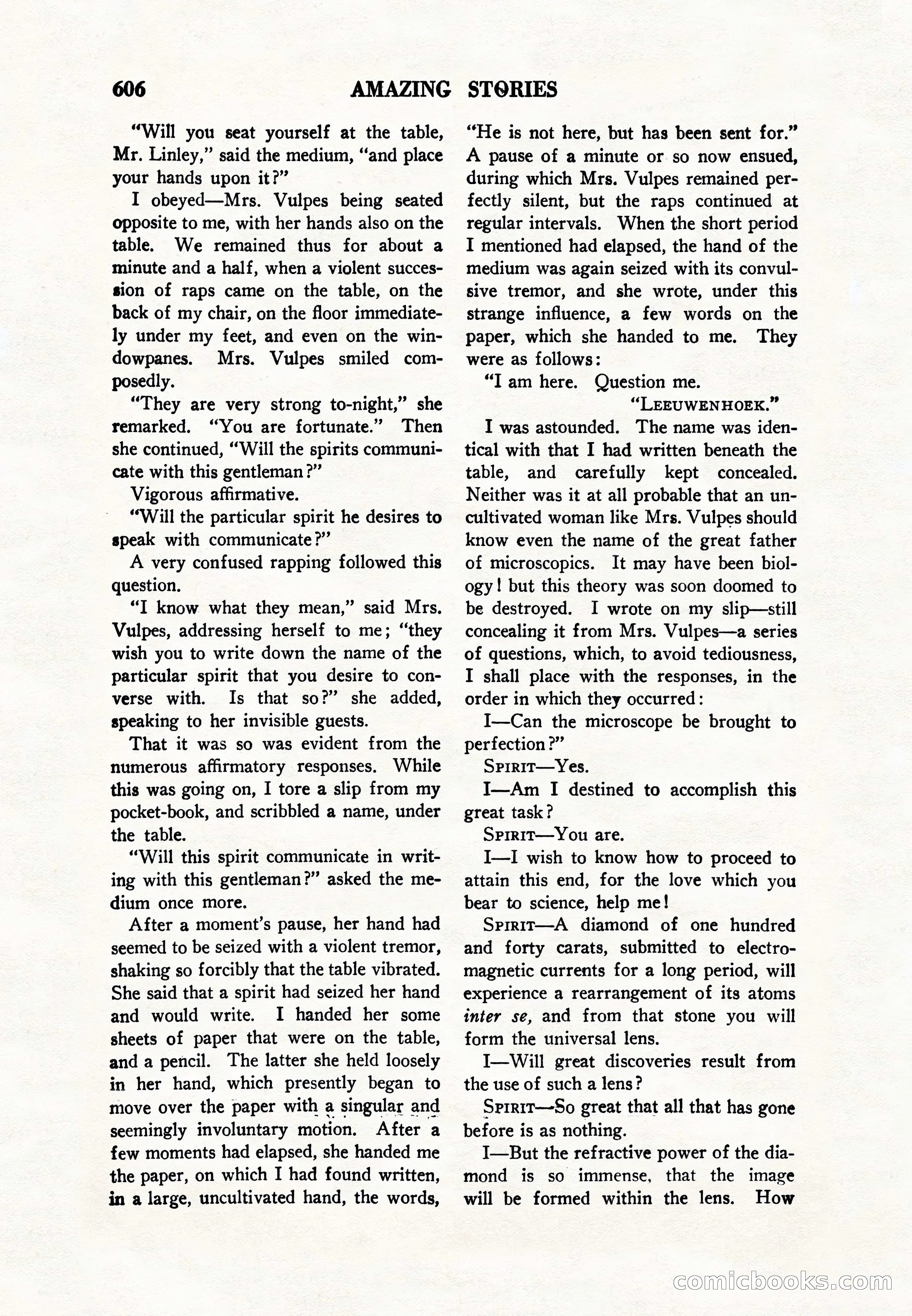 Amazing Stories, Vol. 8, No. 6 — page 128 of 148