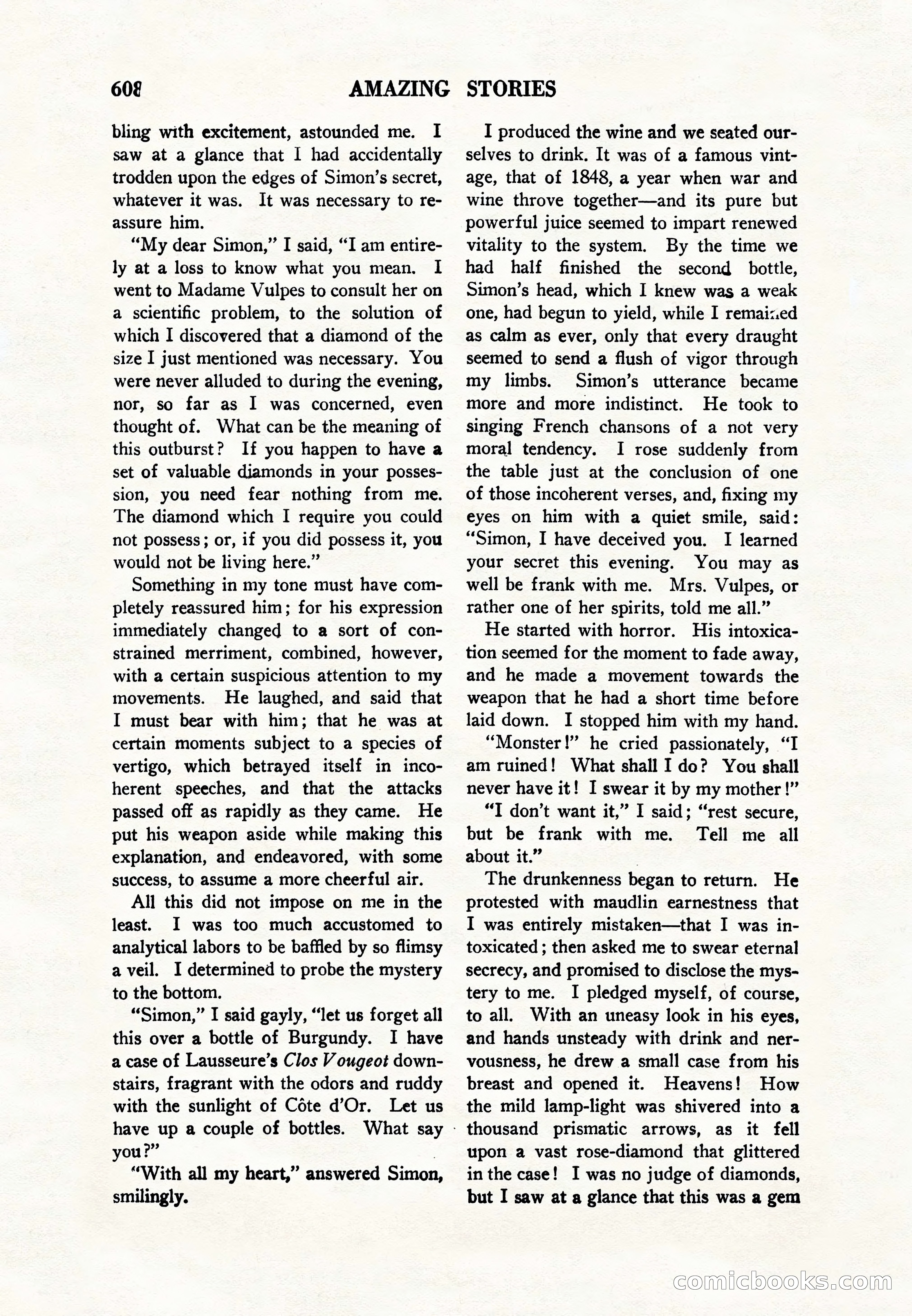 Amazing Stories, Vol. 8, No. 6 — page 130 of 148