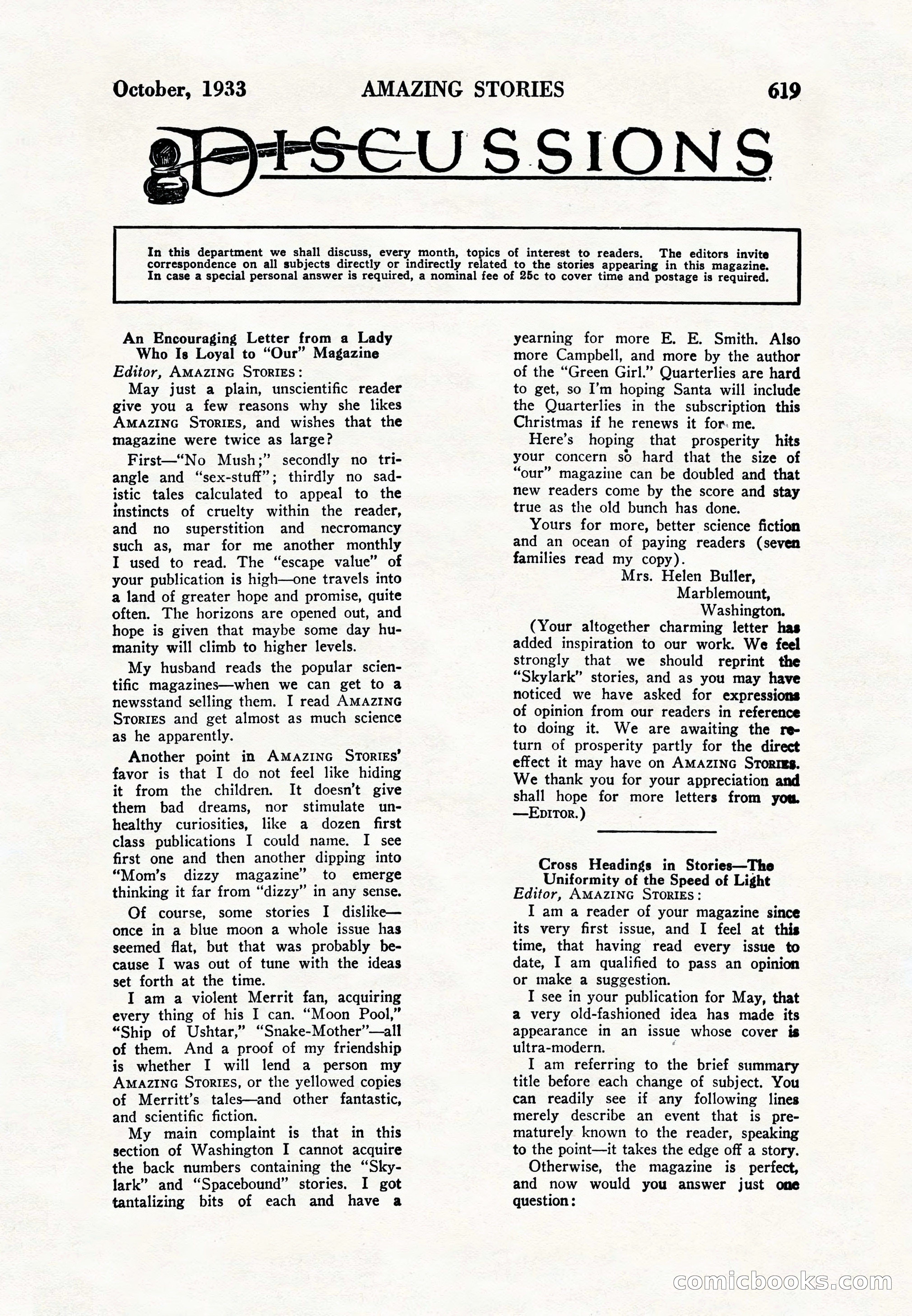 Amazing Stories, Vol. 8, No. 6 — page 141 of 148