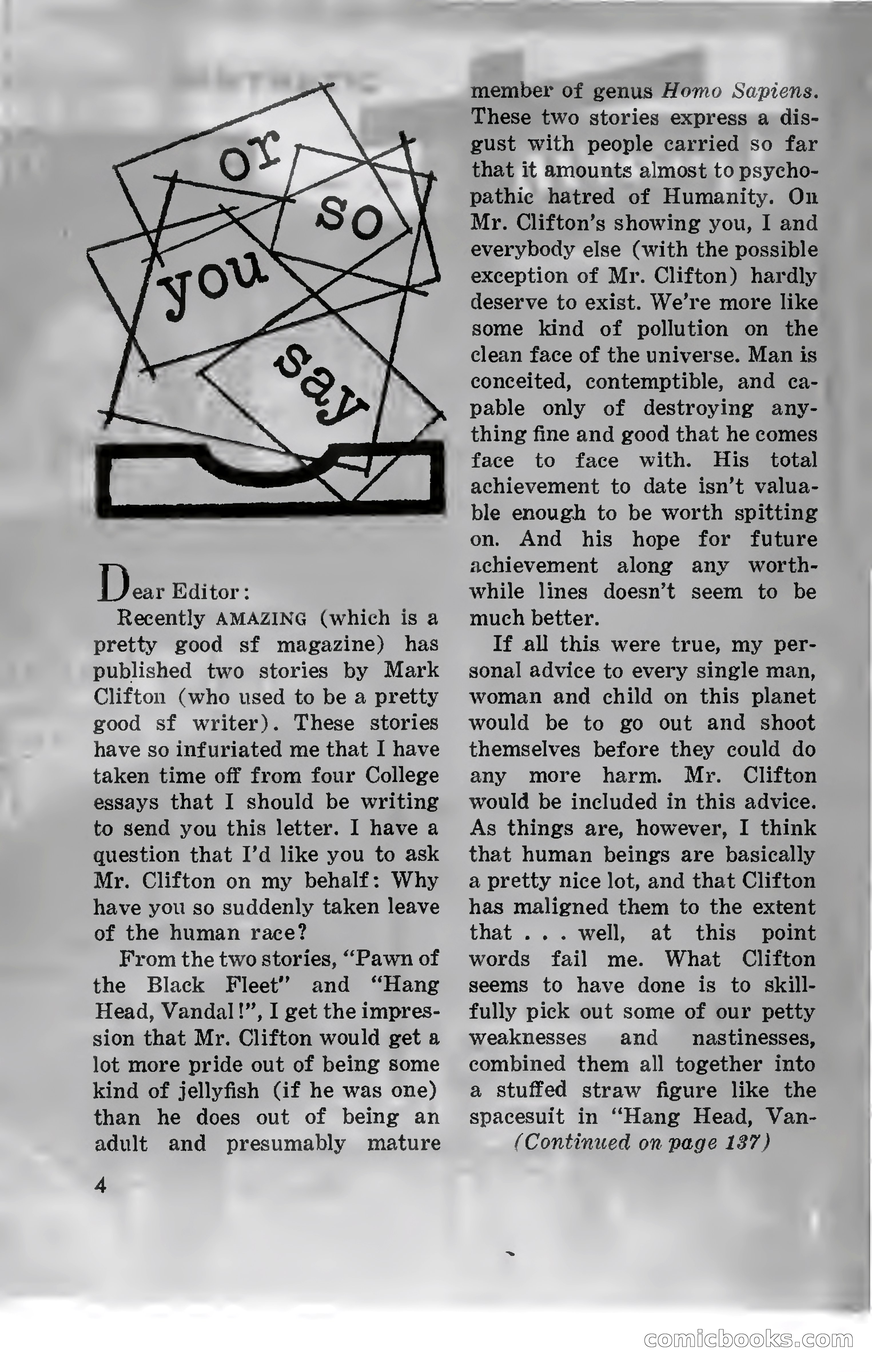 Amazing Stories, July 1962 — page 4 of 148