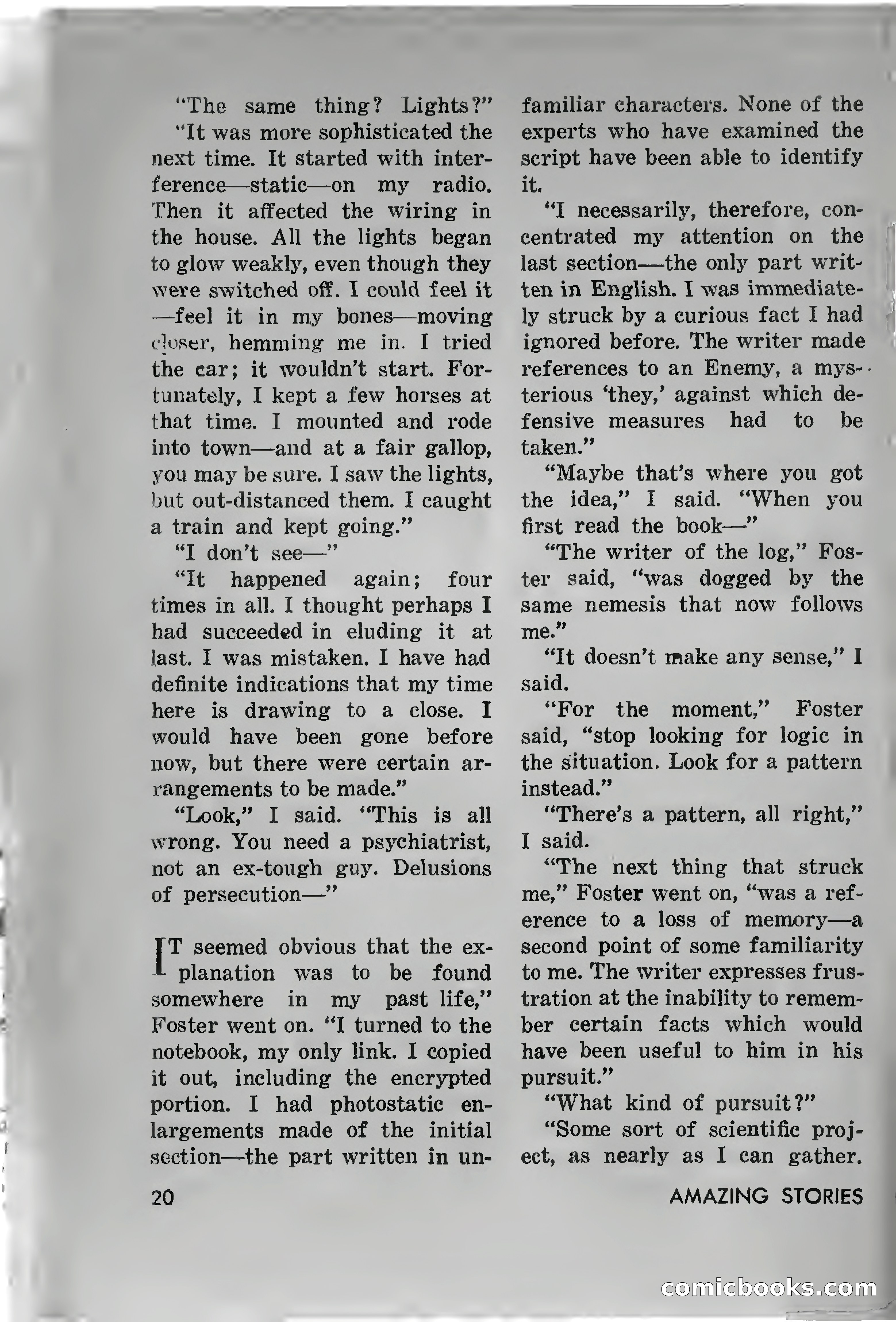 Amazing Stories, July 1962 — page 20 of 148