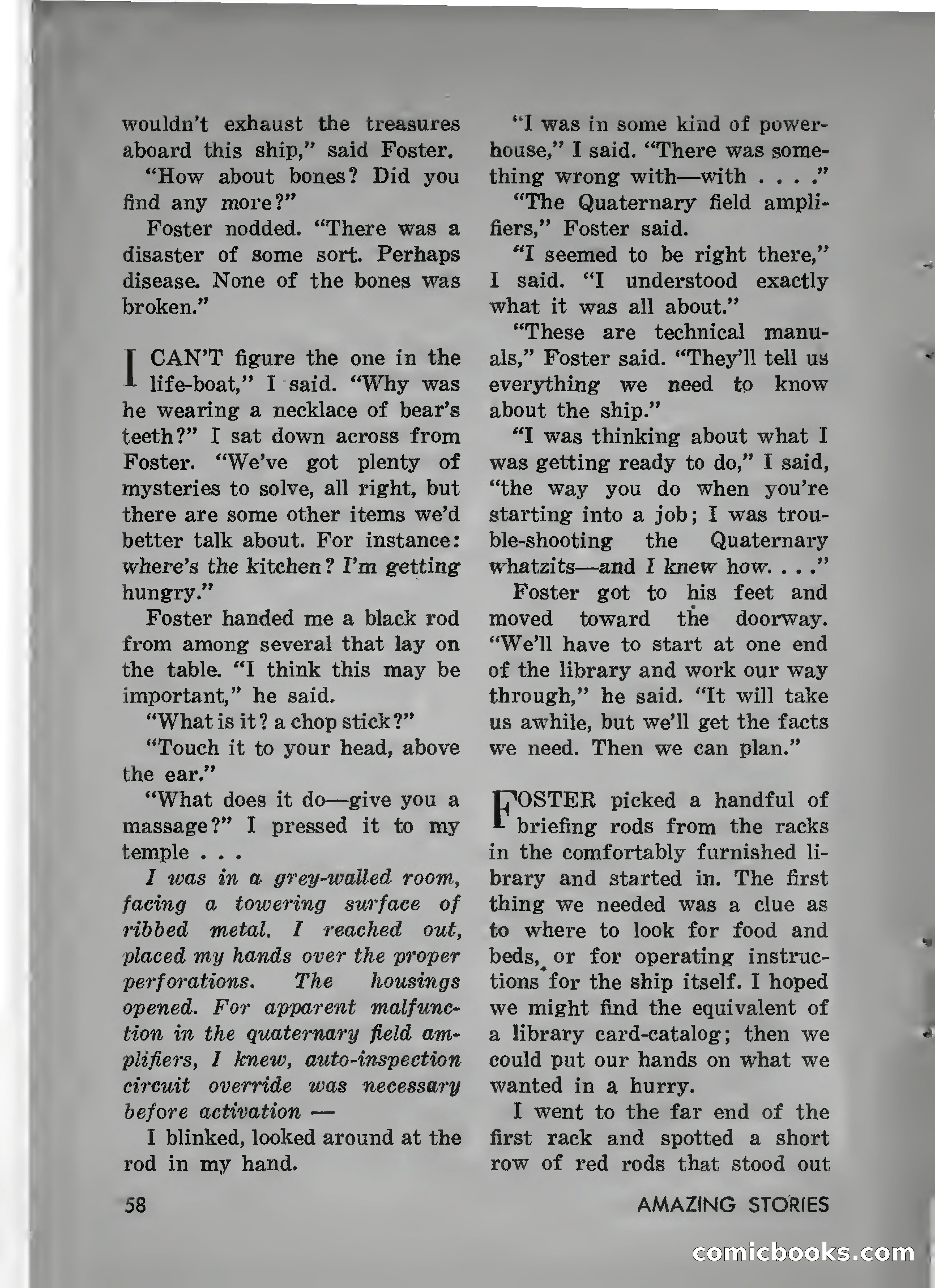 Amazing Stories, July 1962 — page 58 of 148