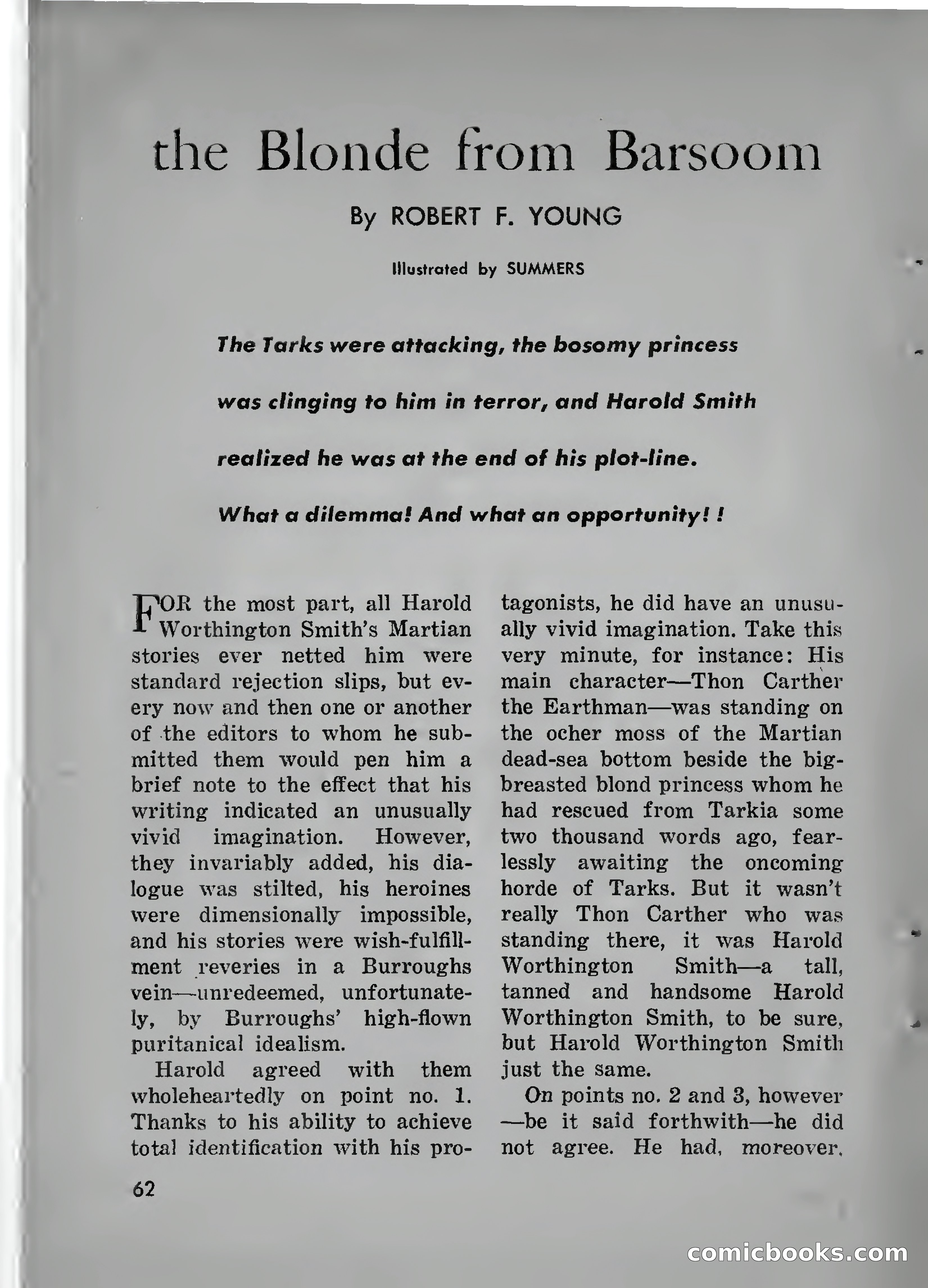Amazing Stories, July 1962 — page 62 of 148