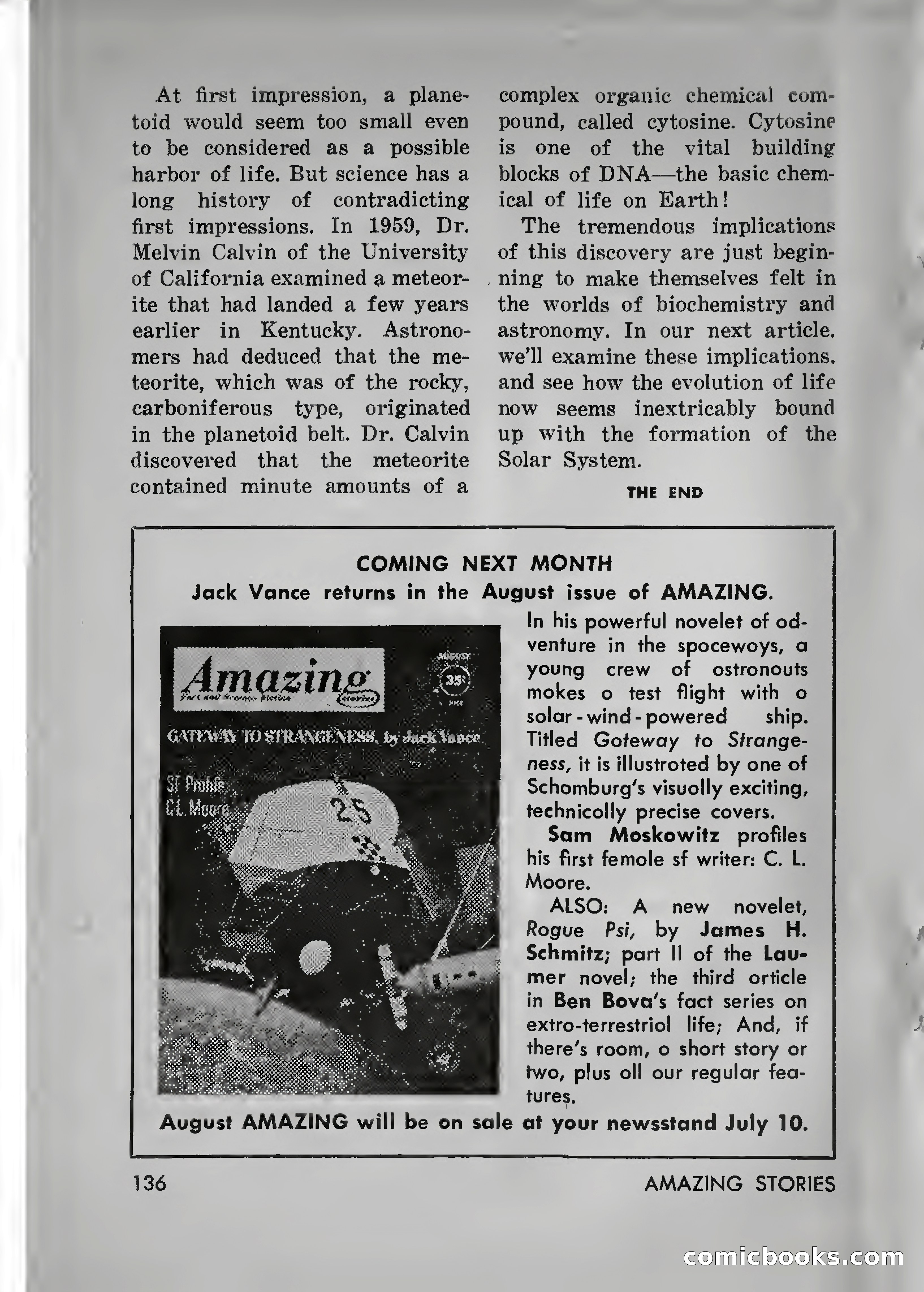 Amazing Stories, July 1962 — page 135 of 148