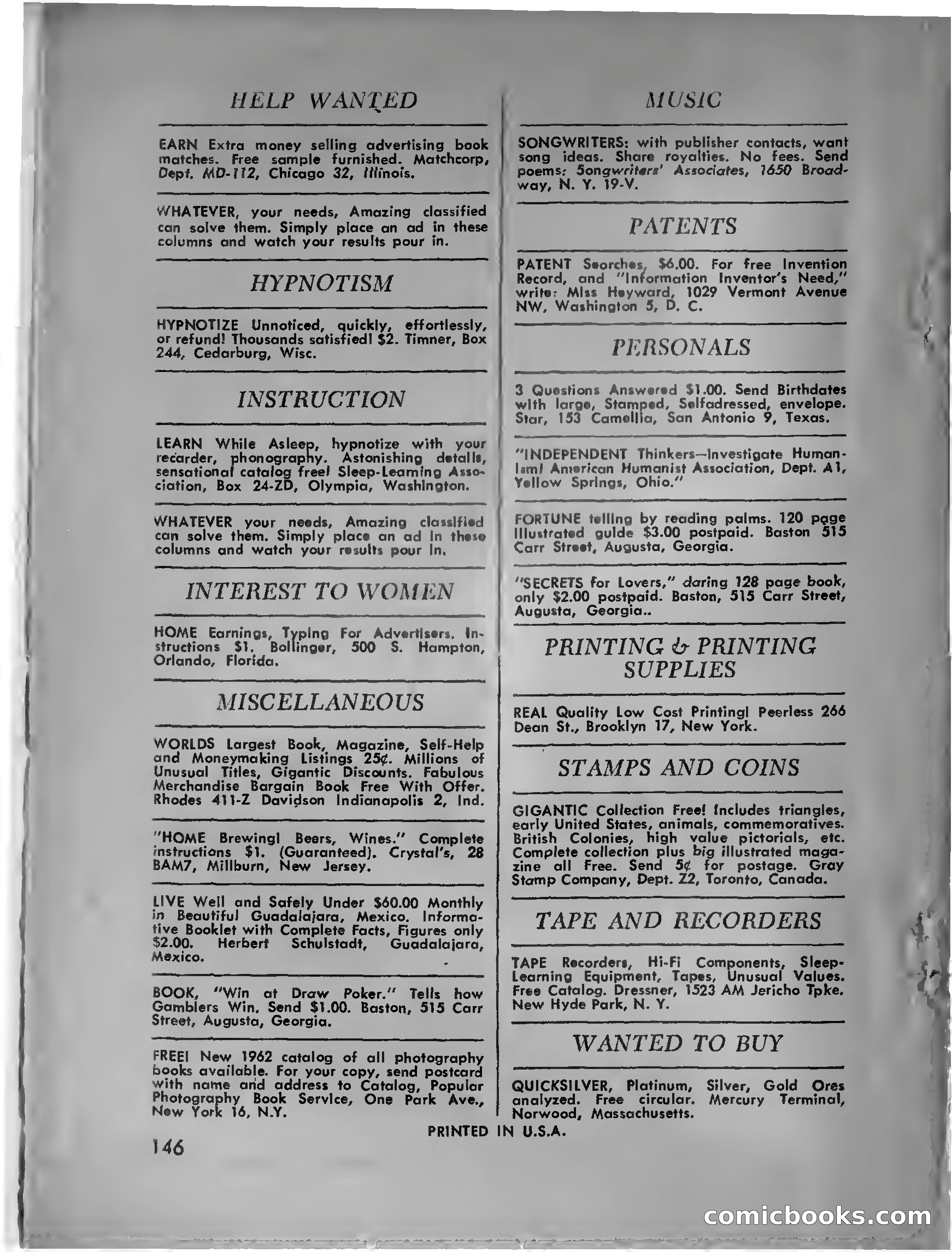 Amazing Stories, July 1962 — page 145 of 148