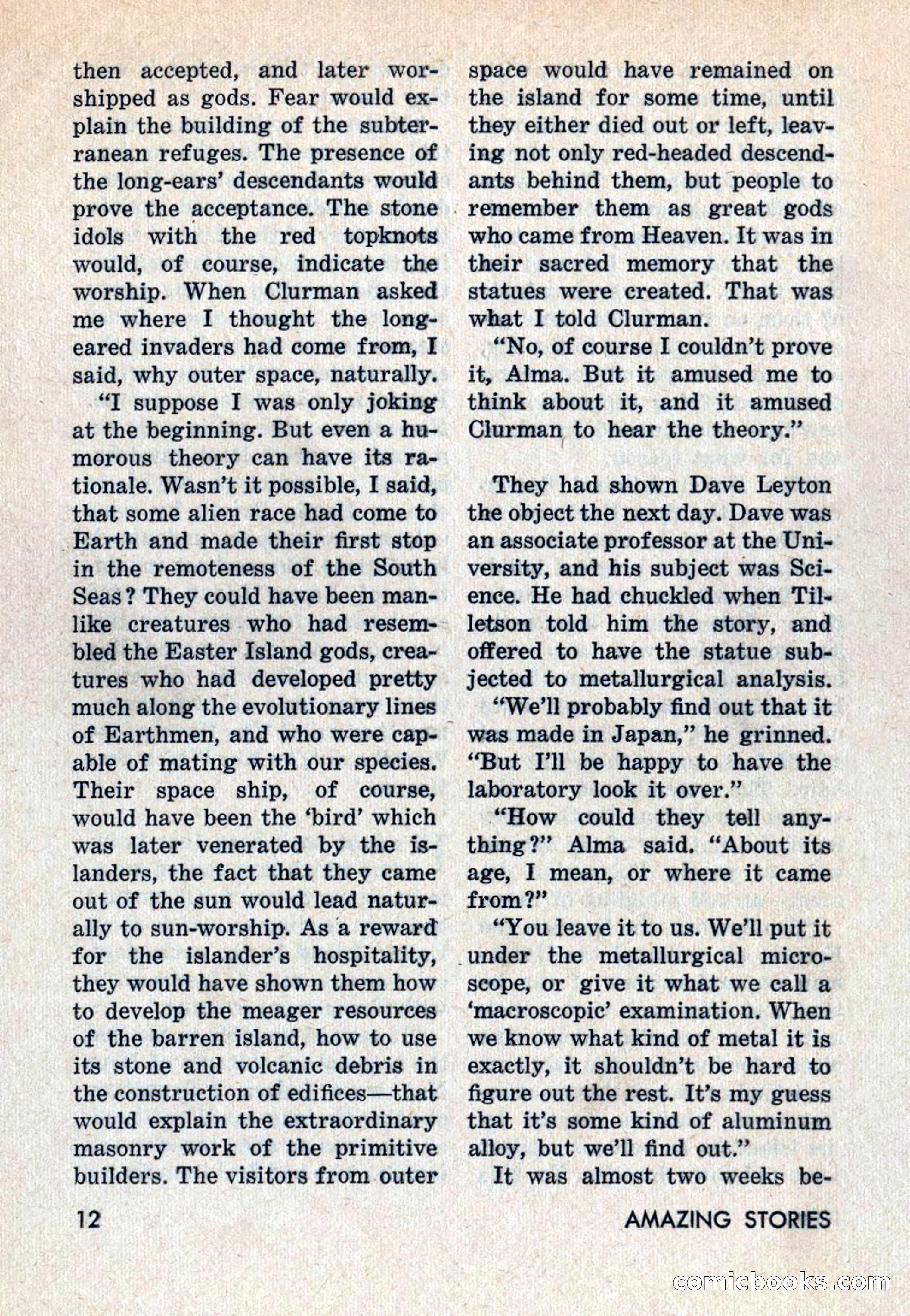 Amazing Stories, May 1963 — page 12 of 132
