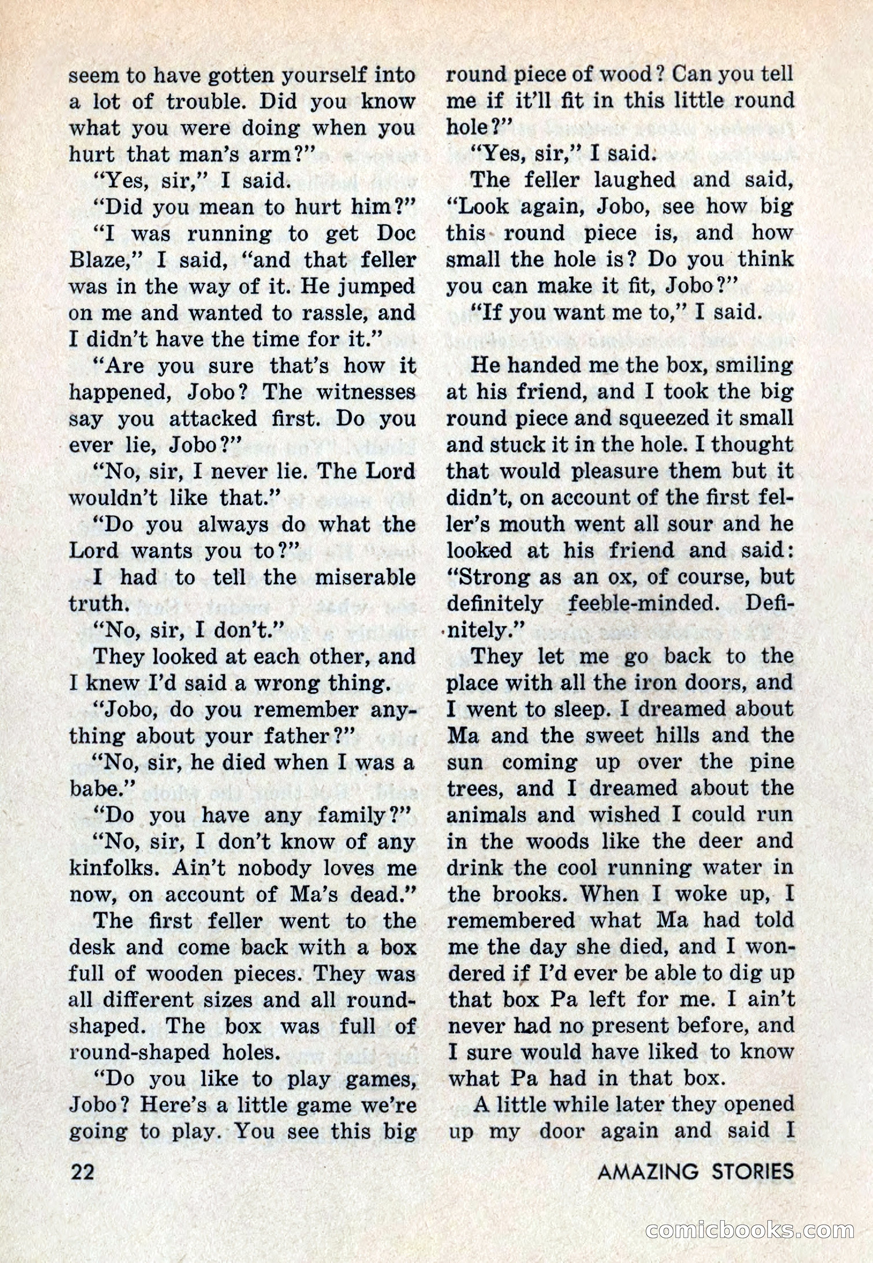 Amazing Stories, May 1963 — page 22 of 132
