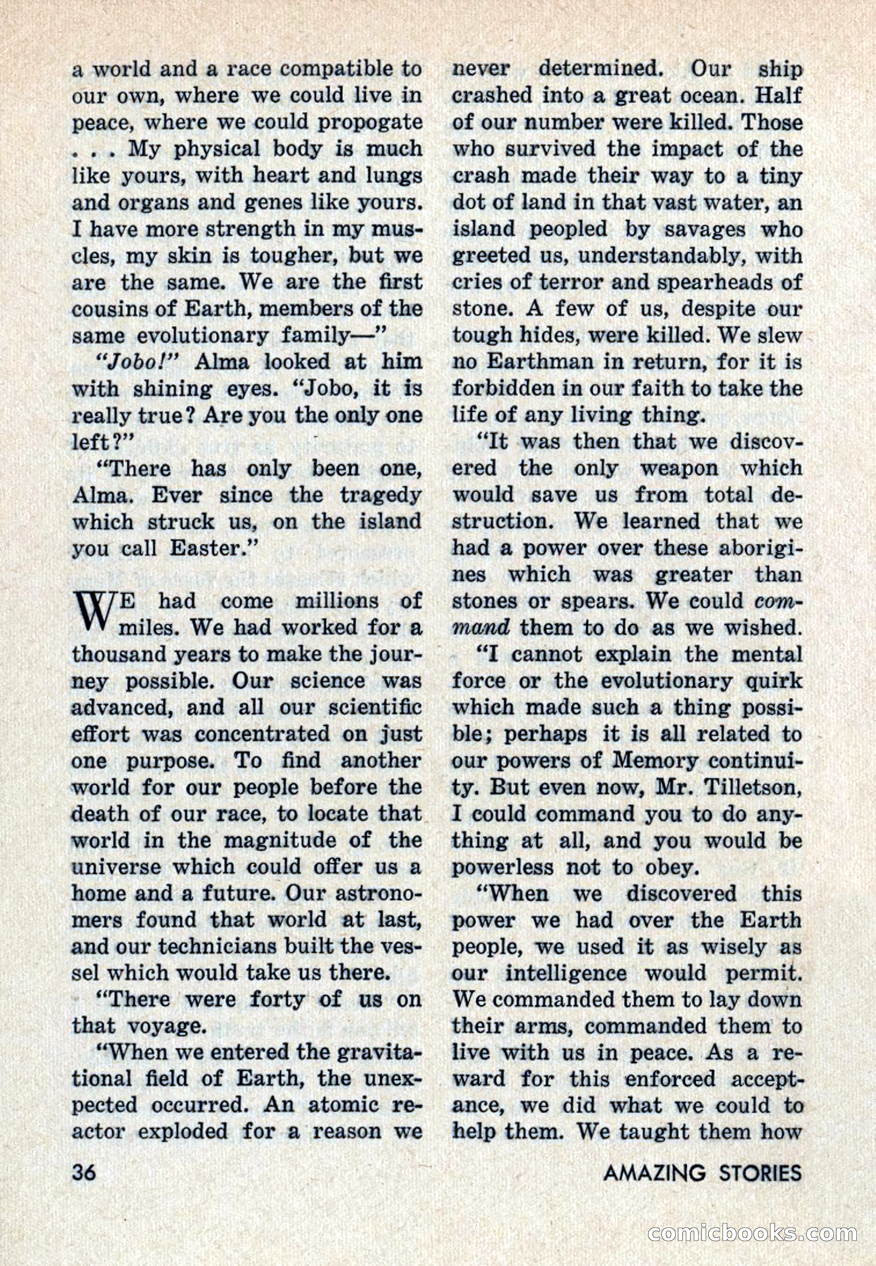 Amazing Stories, May 1963 — page 36 of 132
