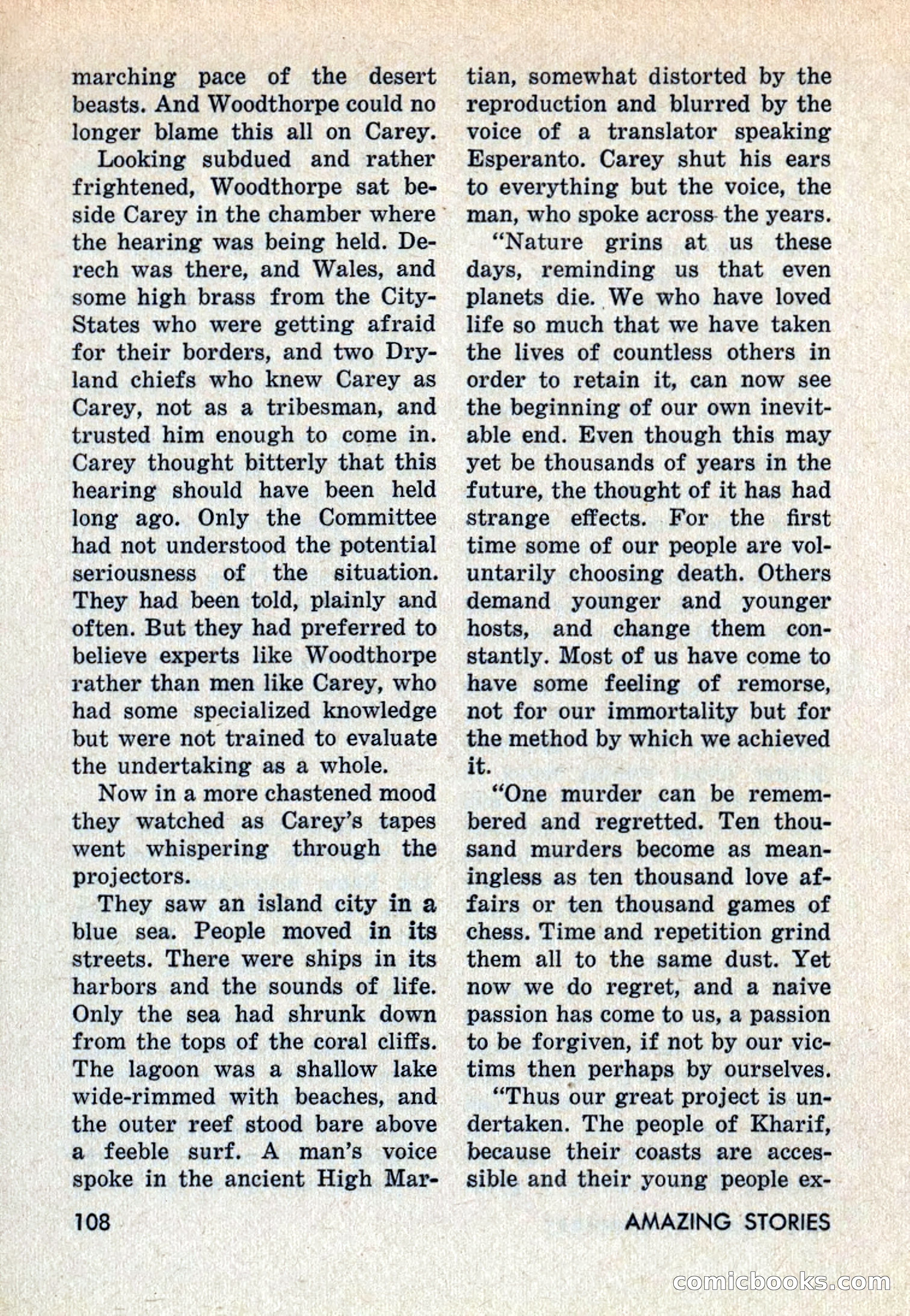 Amazing Stories, May 1963 — page 108 of 132
