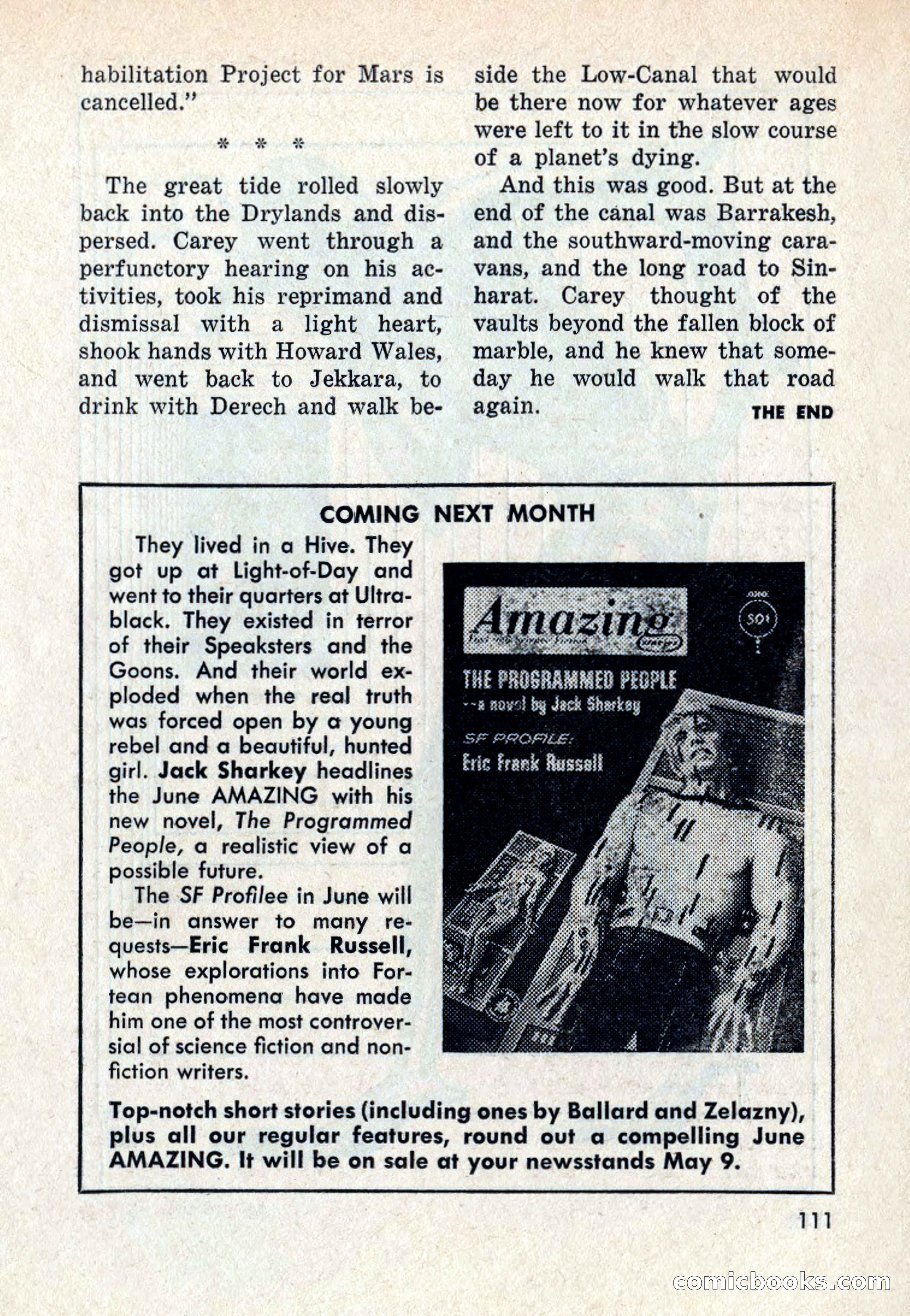 Amazing Stories, May 1963 — page 111 of 132