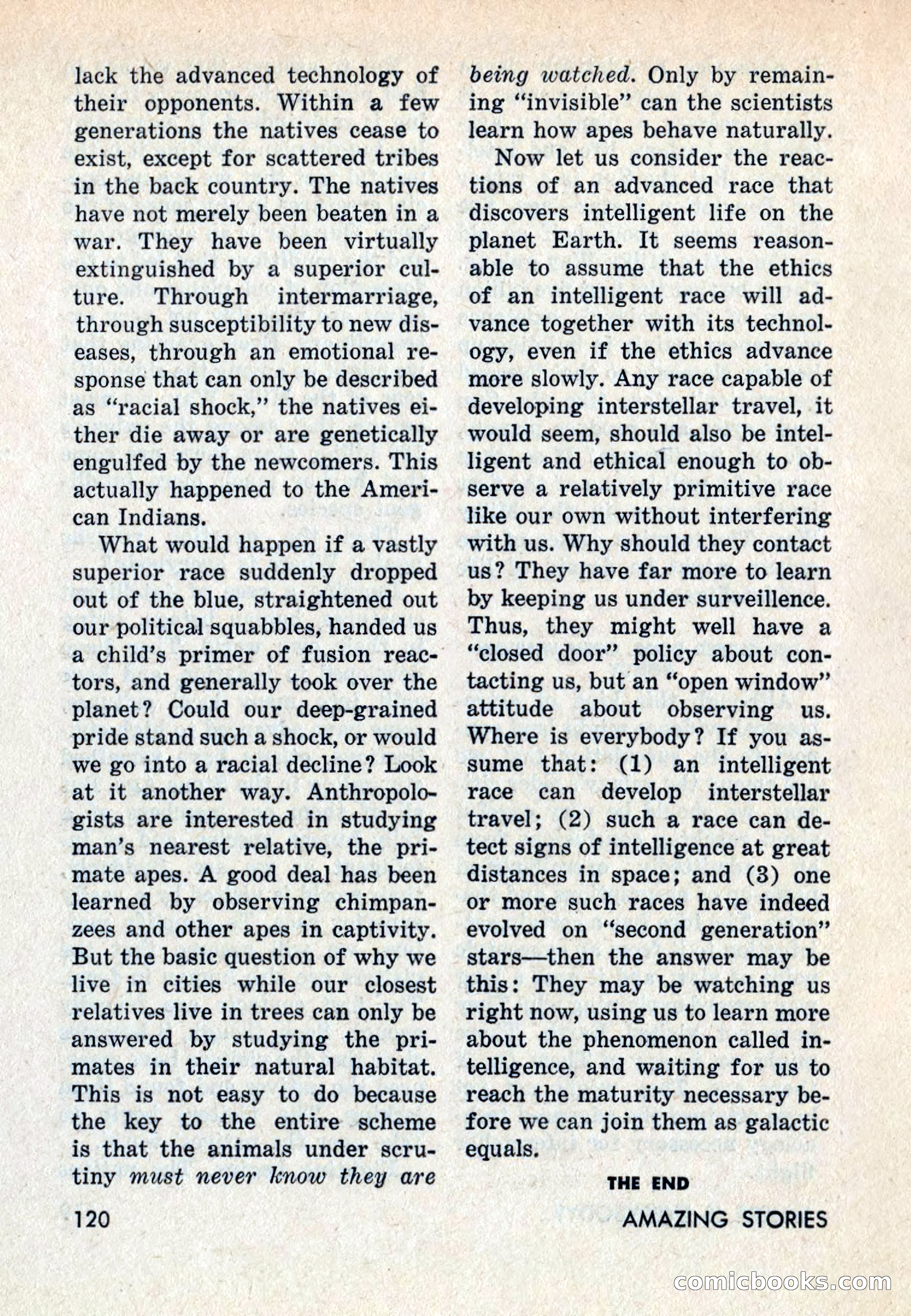 Amazing Stories, May 1963 — page 120 of 132