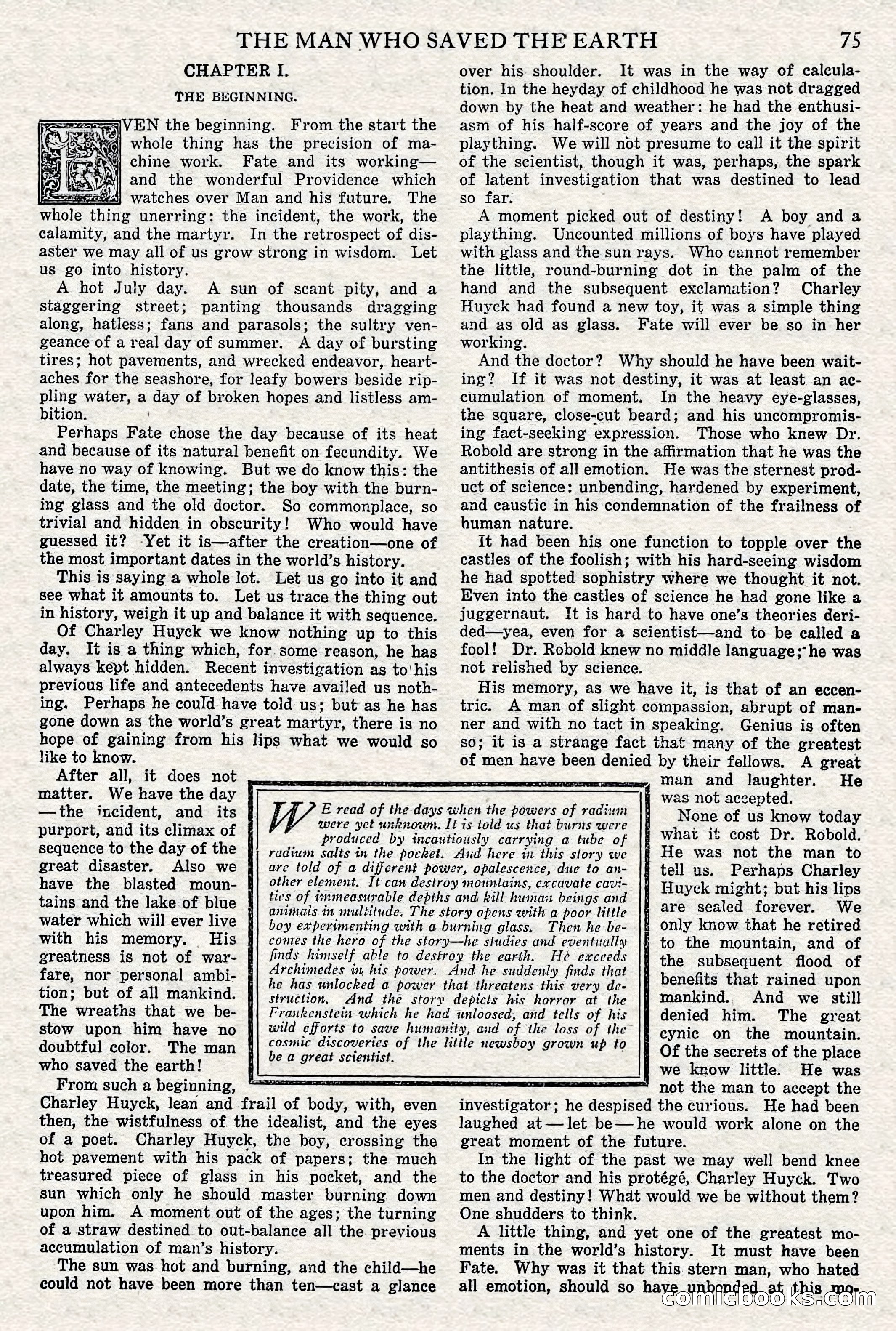 Amazing Stories, Vol. 1, No. 1 — page 77 of 101