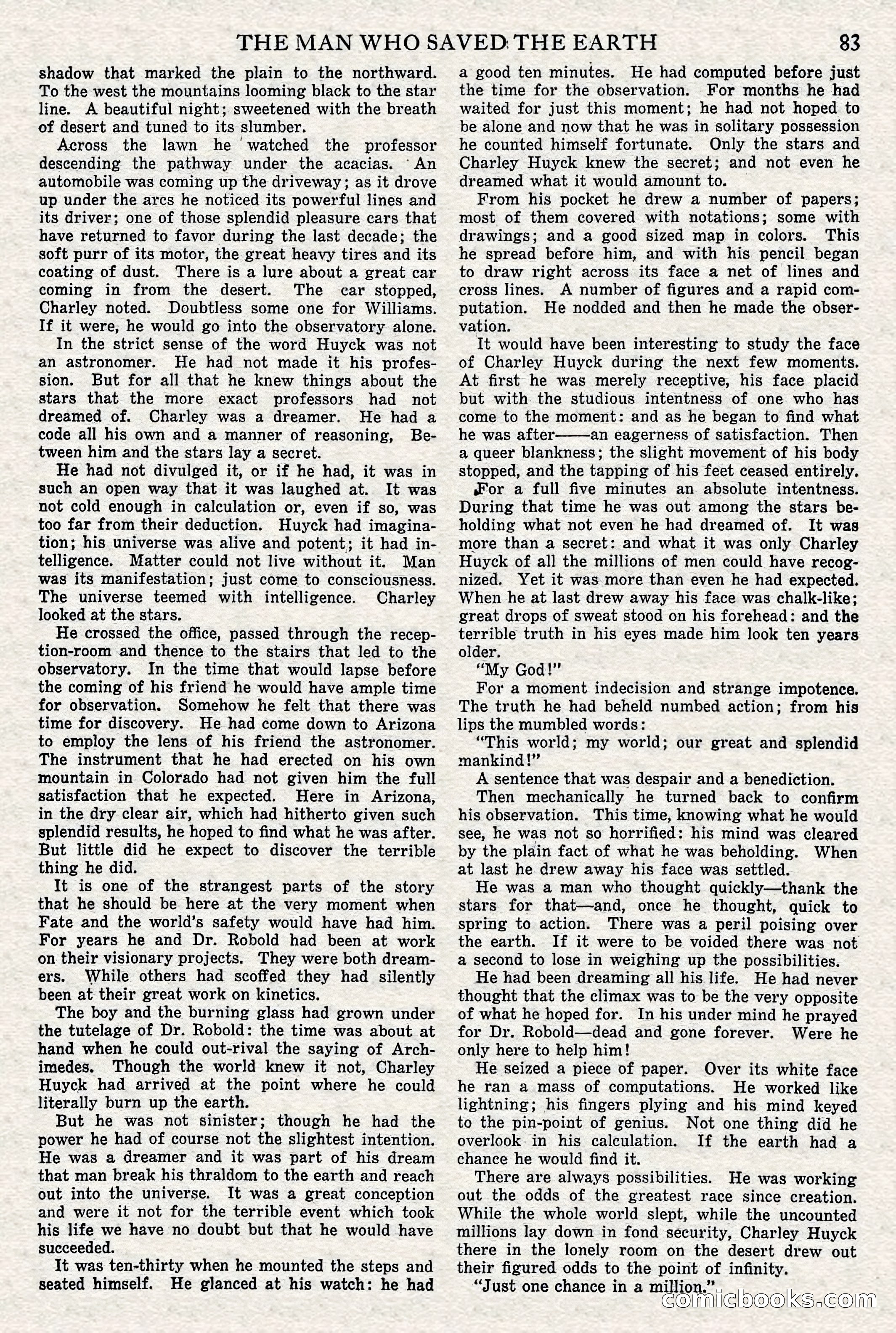 Amazing Stories, Vol. 1, No. 1 — page 85 of 101