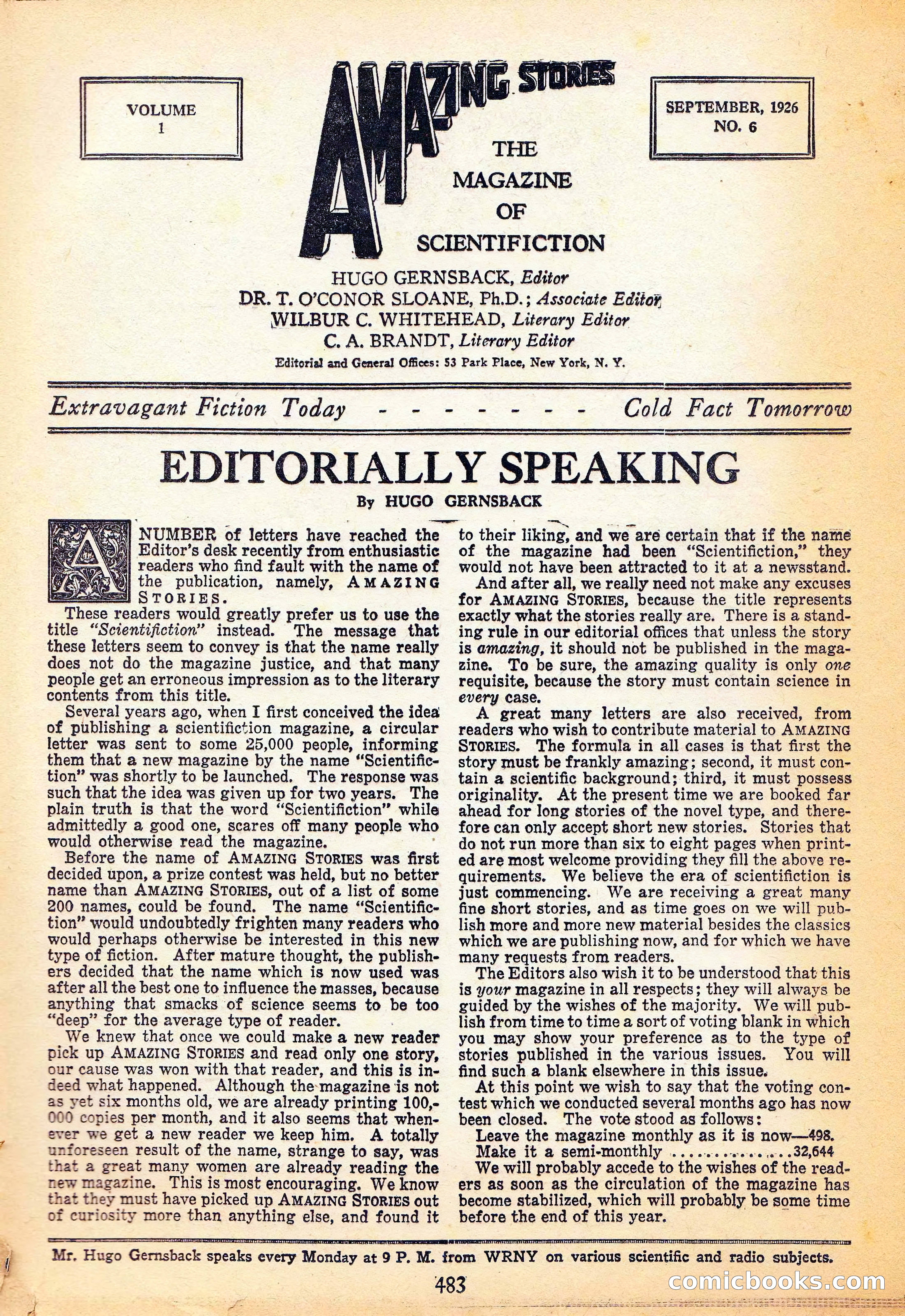Amazing Stories, Vol. 1 No. 6 — page 6 of 100