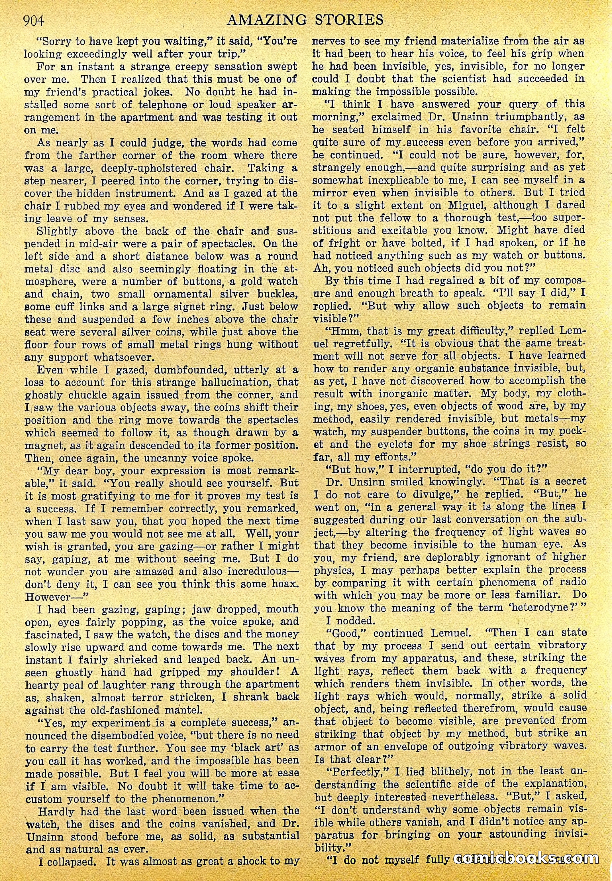 Amazing Stories, Vol. 1 No. 10 — page 33 of 107