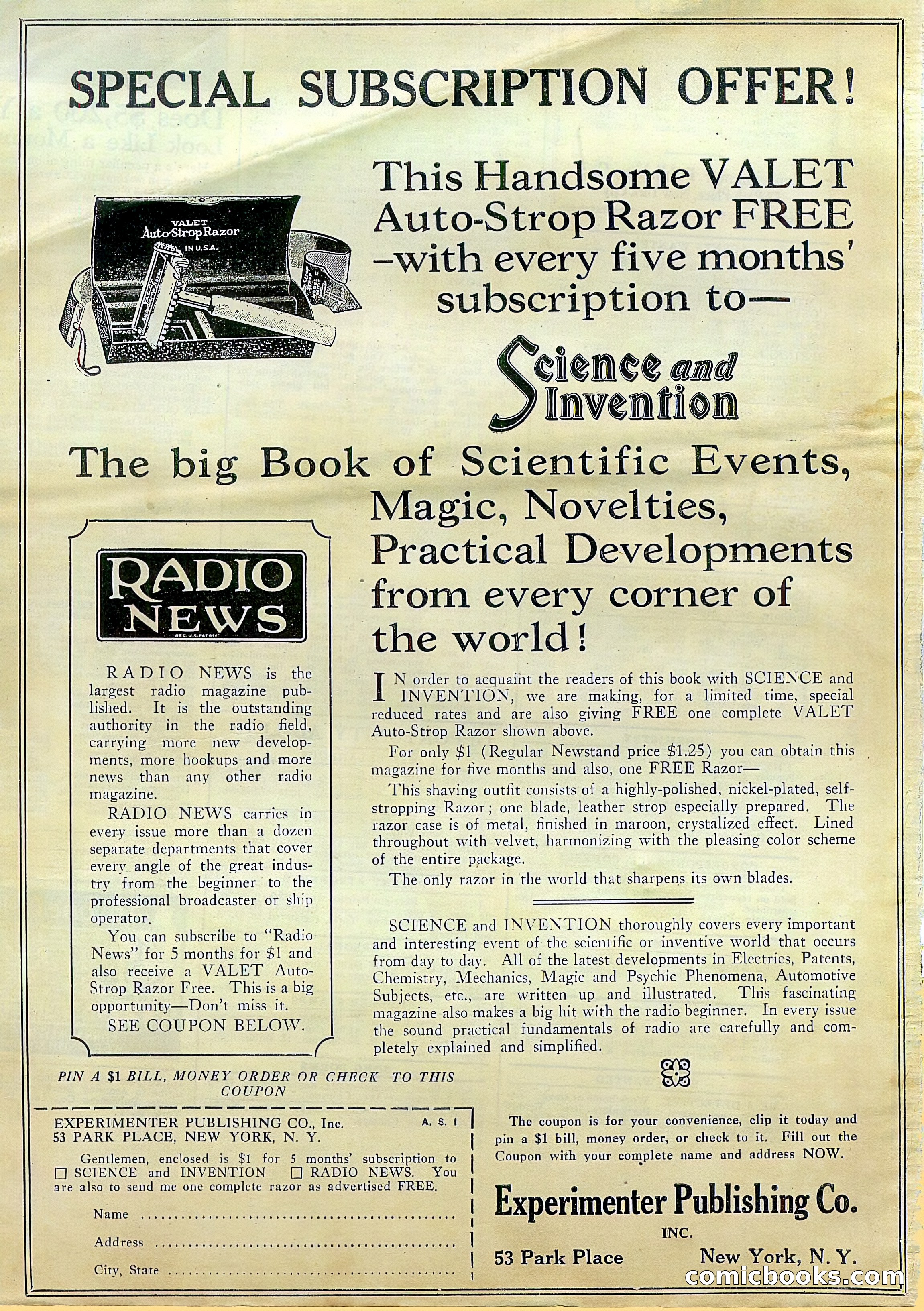 Amazing Stories, Vol. 1 No. 10 — page 105 of 107