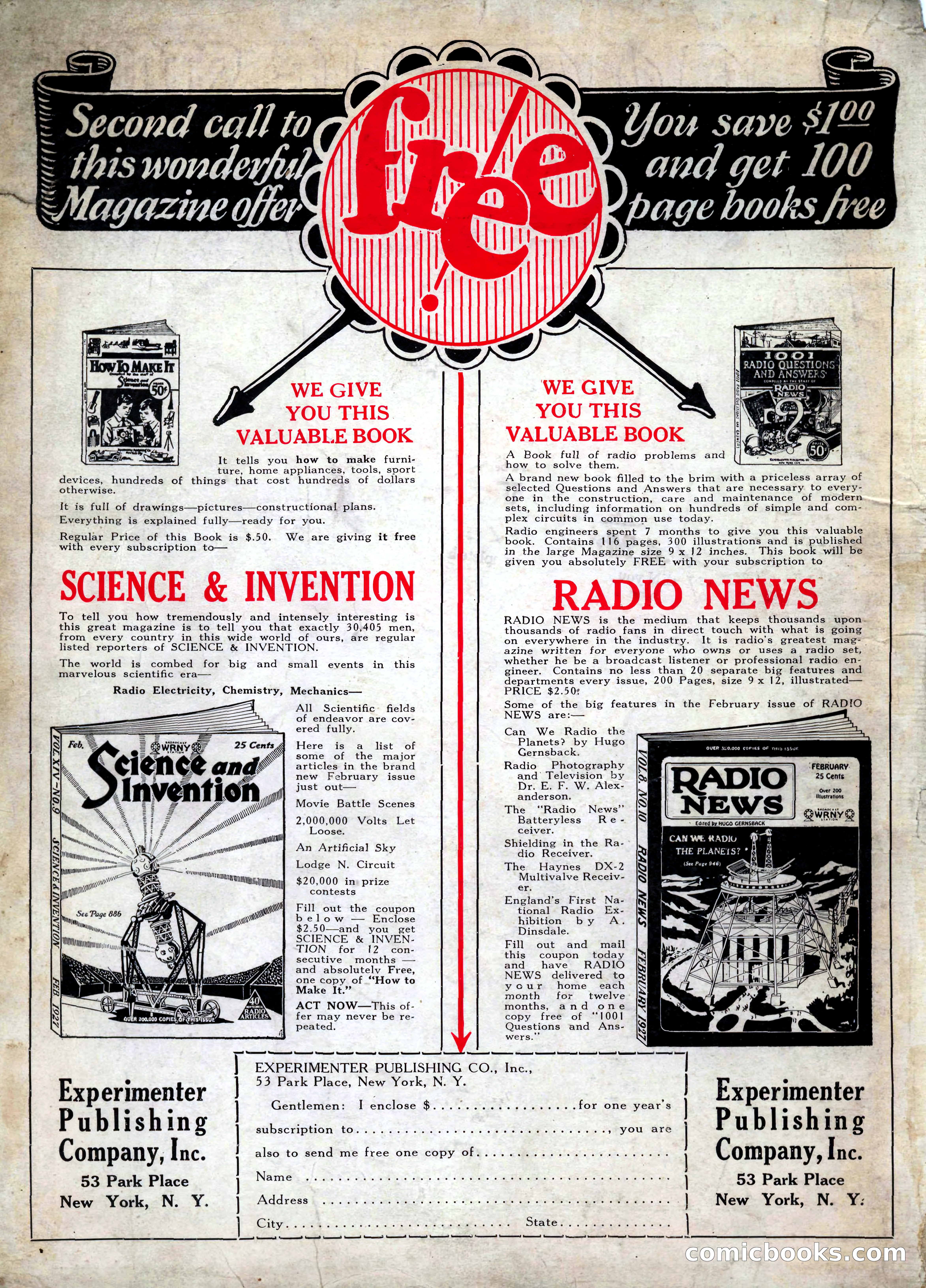 Amazing Stories, Vol. 1 No. 12 — page 2 of 108