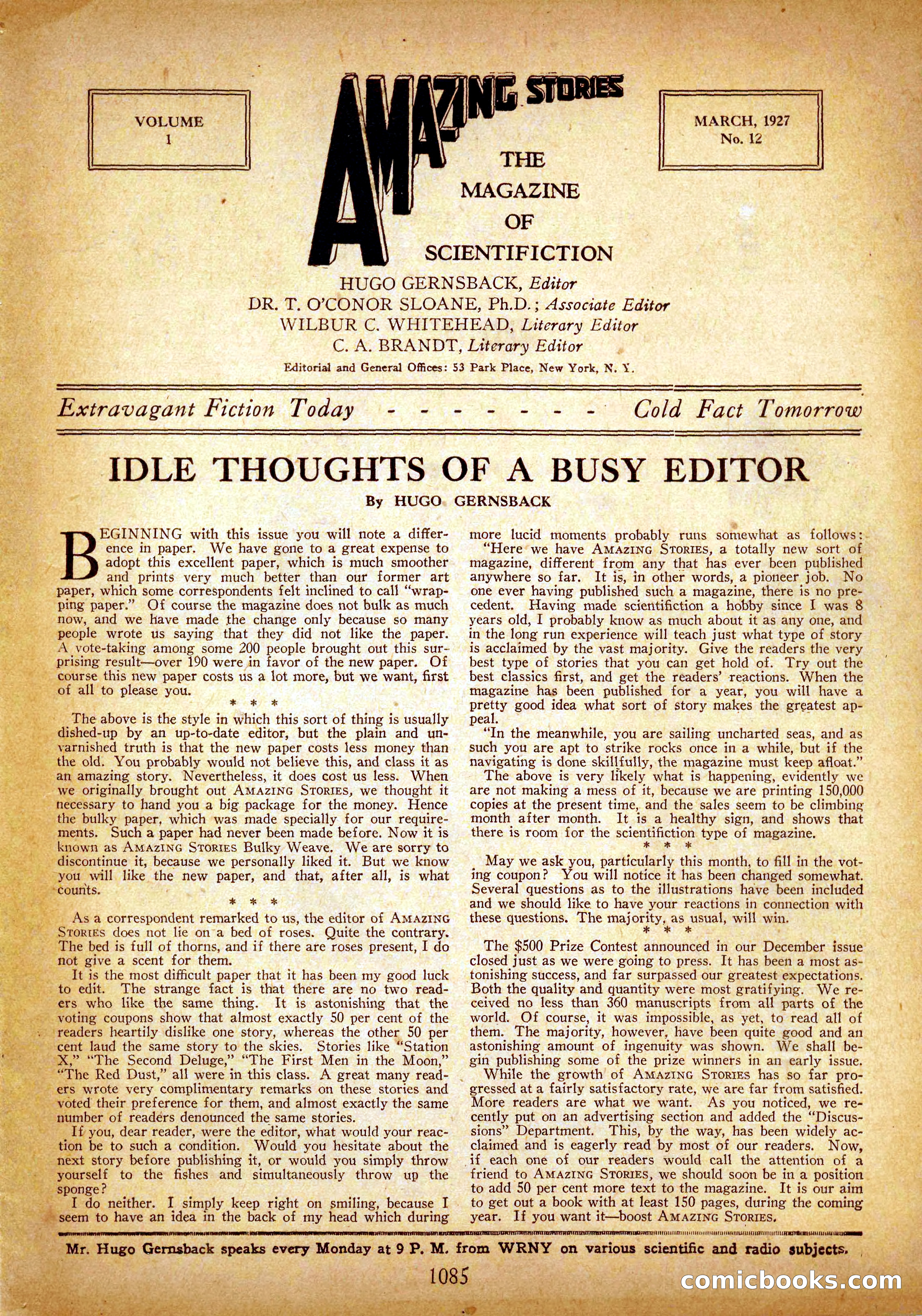 Amazing Stories, Vol. 1 No. 12 — page 7 of 108