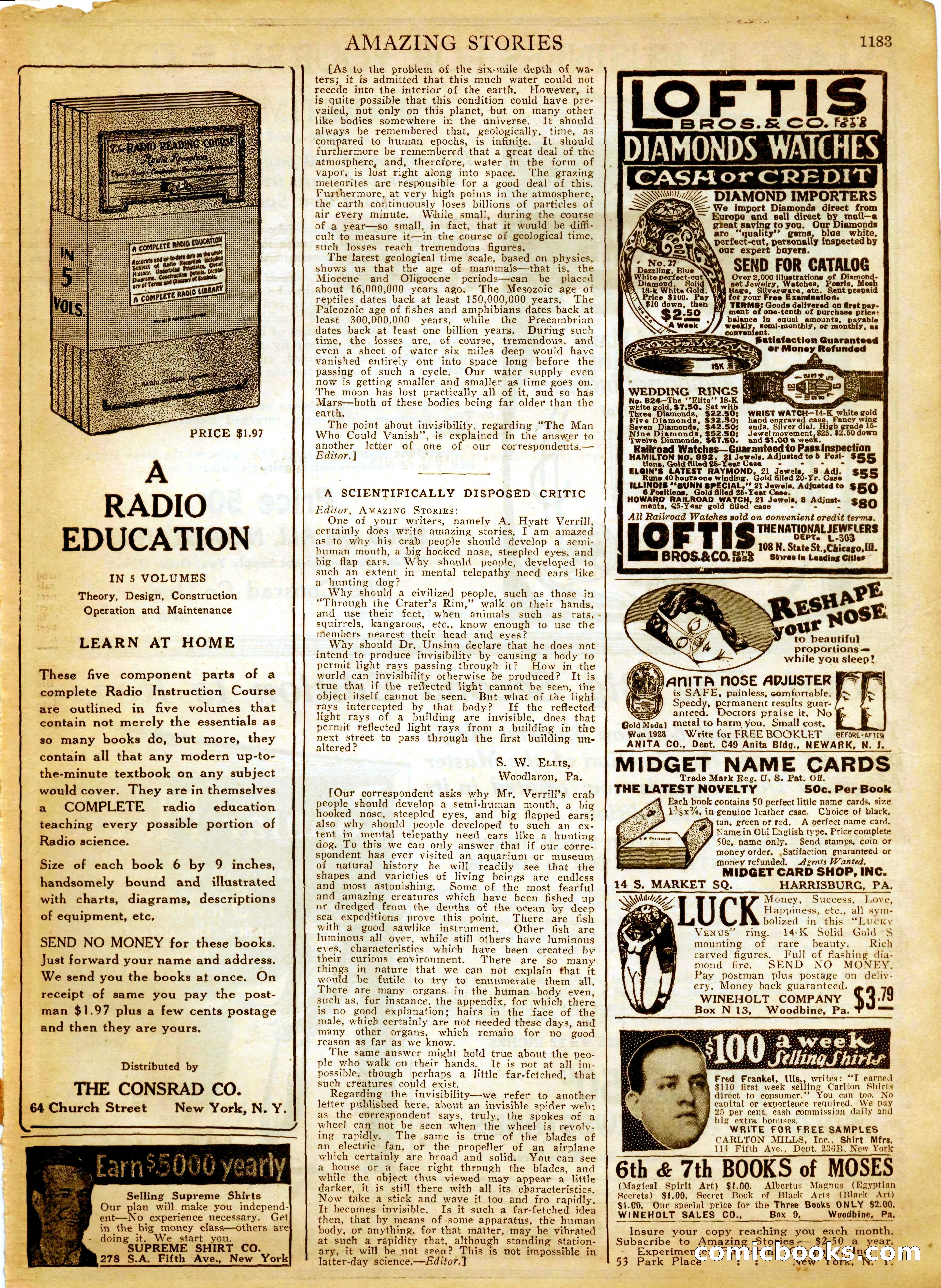 Amazing Stories, Vol. 1 No. 12 — page 105 of 108