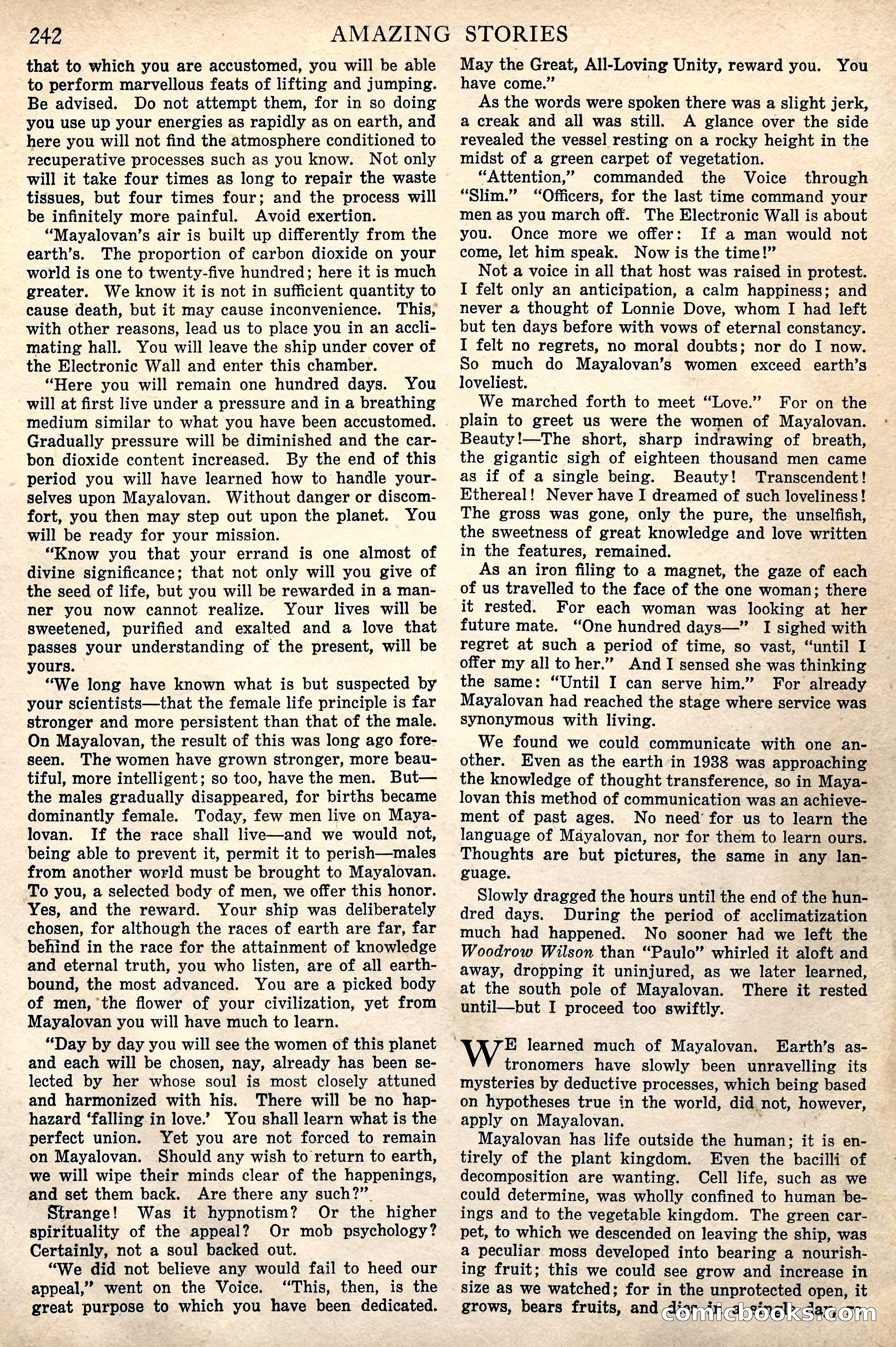 Amazing Stories, Vol. 2 No. 3 — page 36 of 108