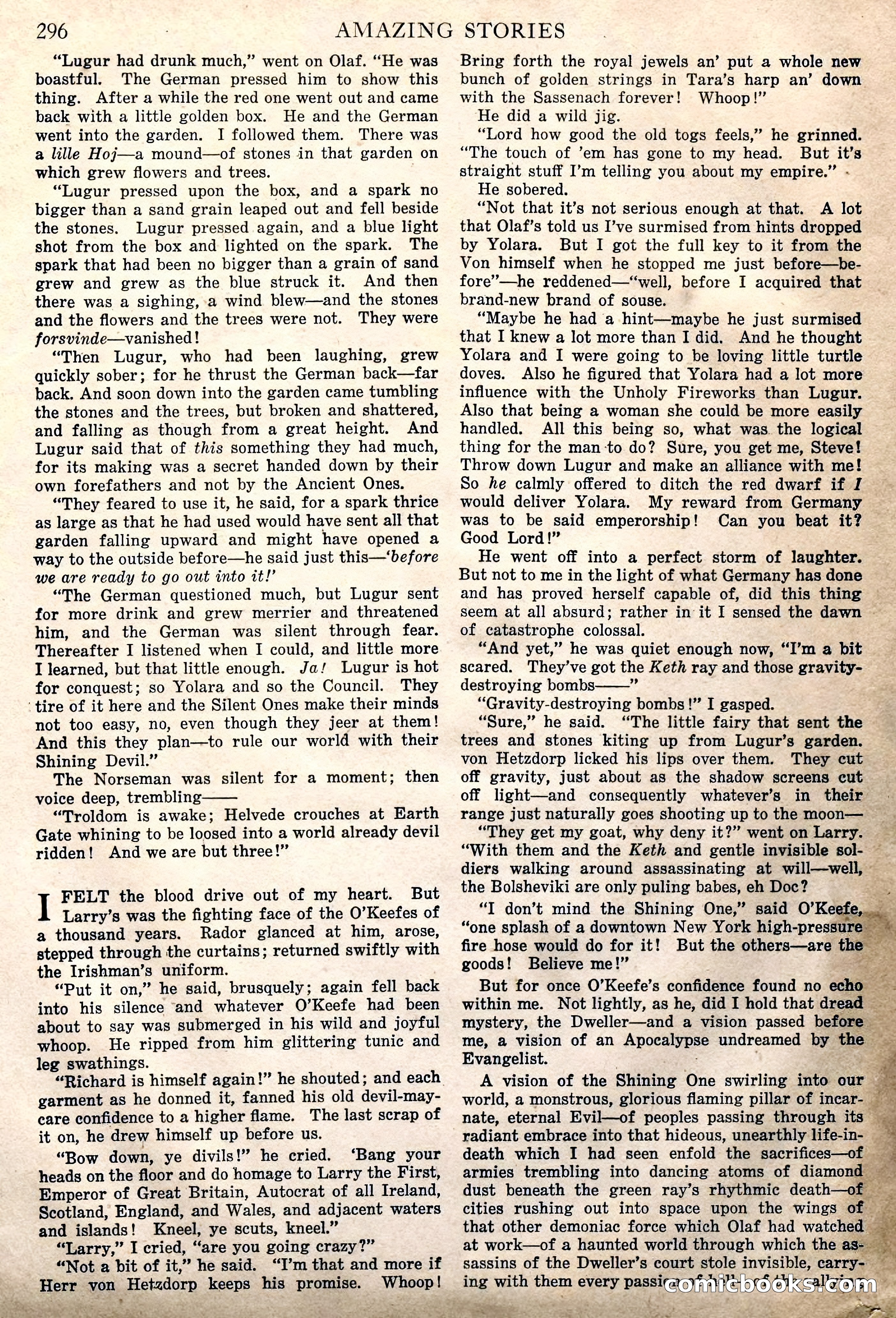 Amazing Stories, Vol. 2 No. 3 — page 90 of 108