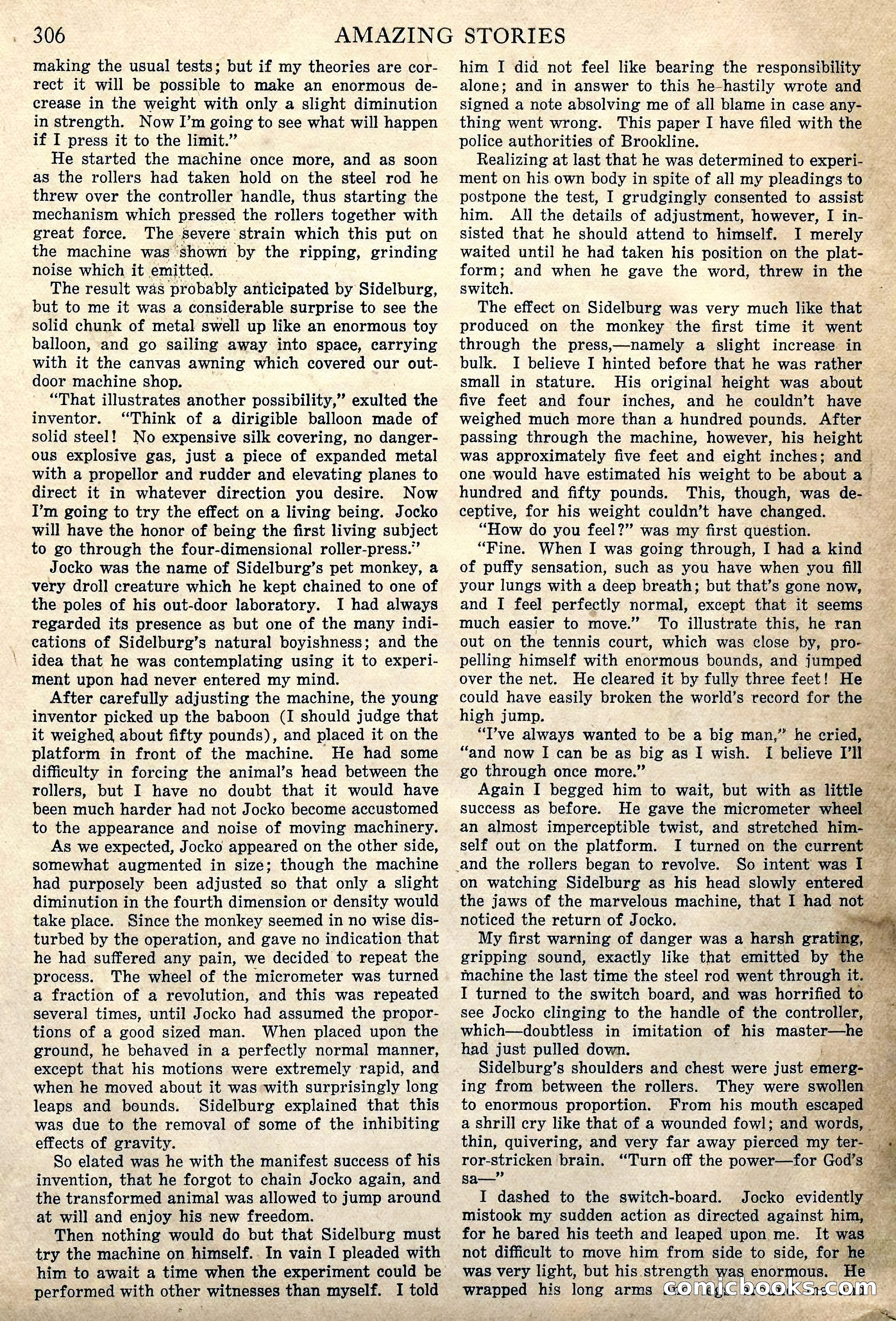 Amazing Stories, Vol. 2 No. 3 — page 100 of 108
