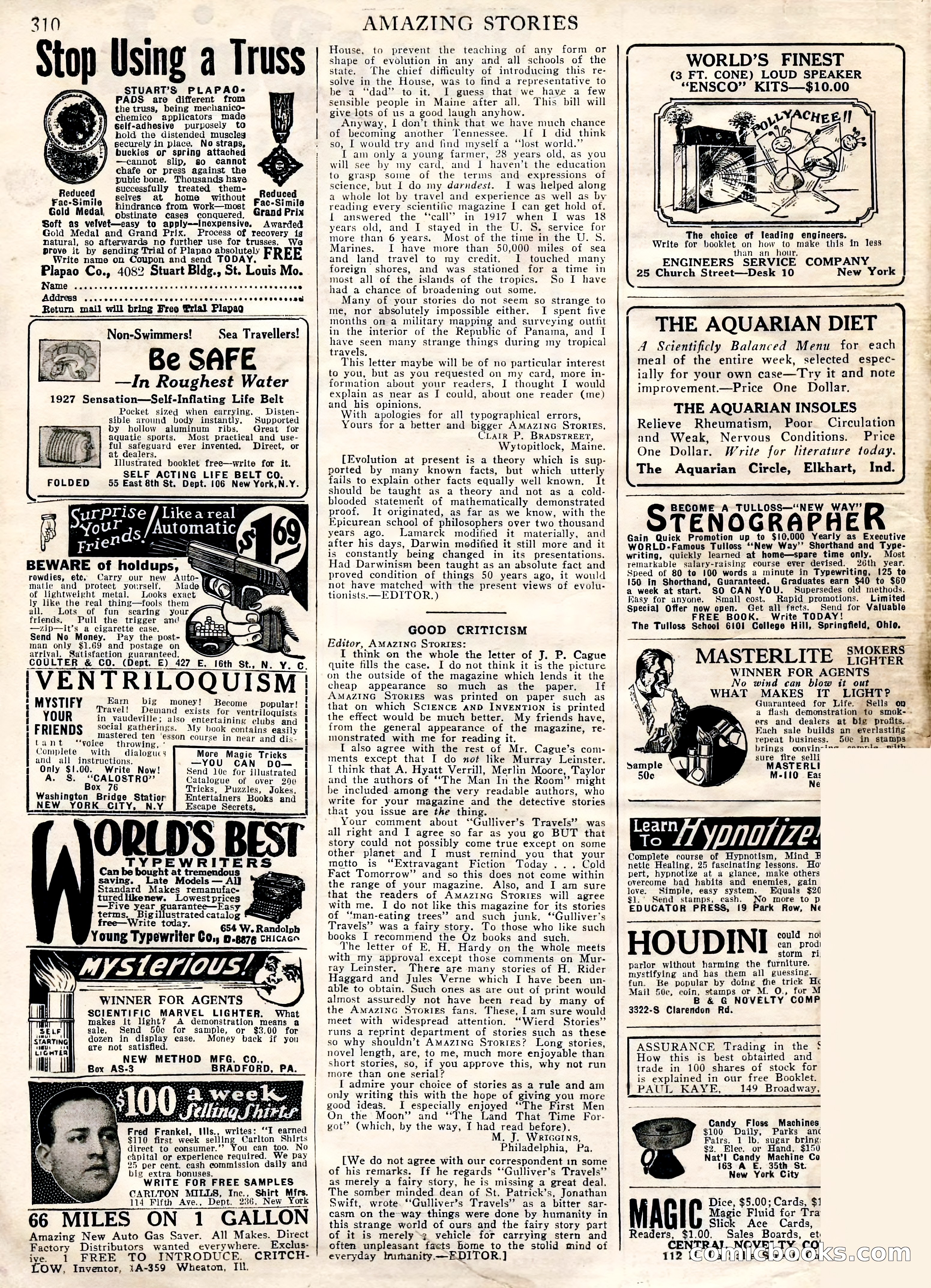 Amazing Stories, Vol. 2 No. 3 — page 104 of 108