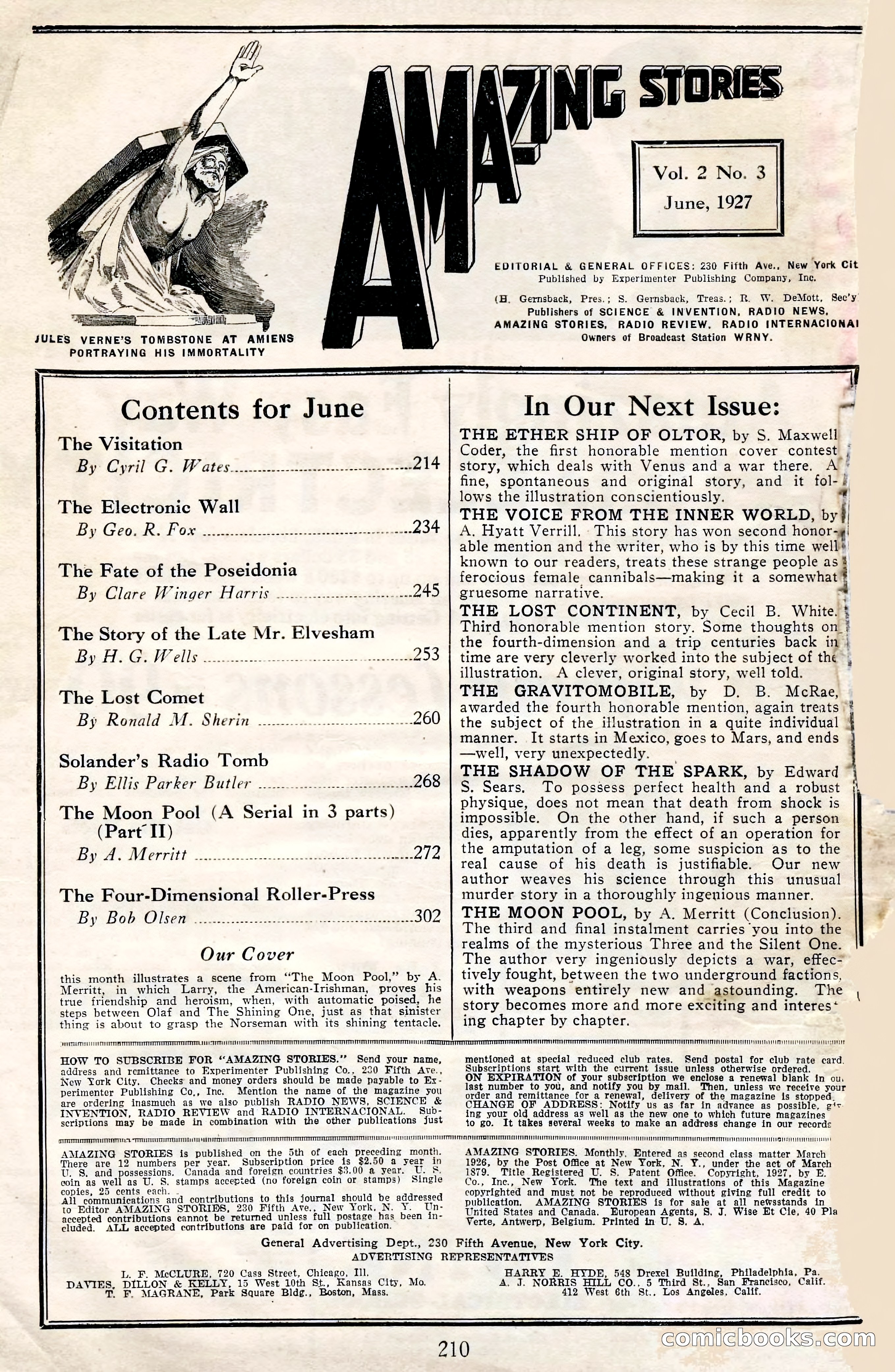 Amazing Stories, Vol. 2 No. 3 — page 4 of 108