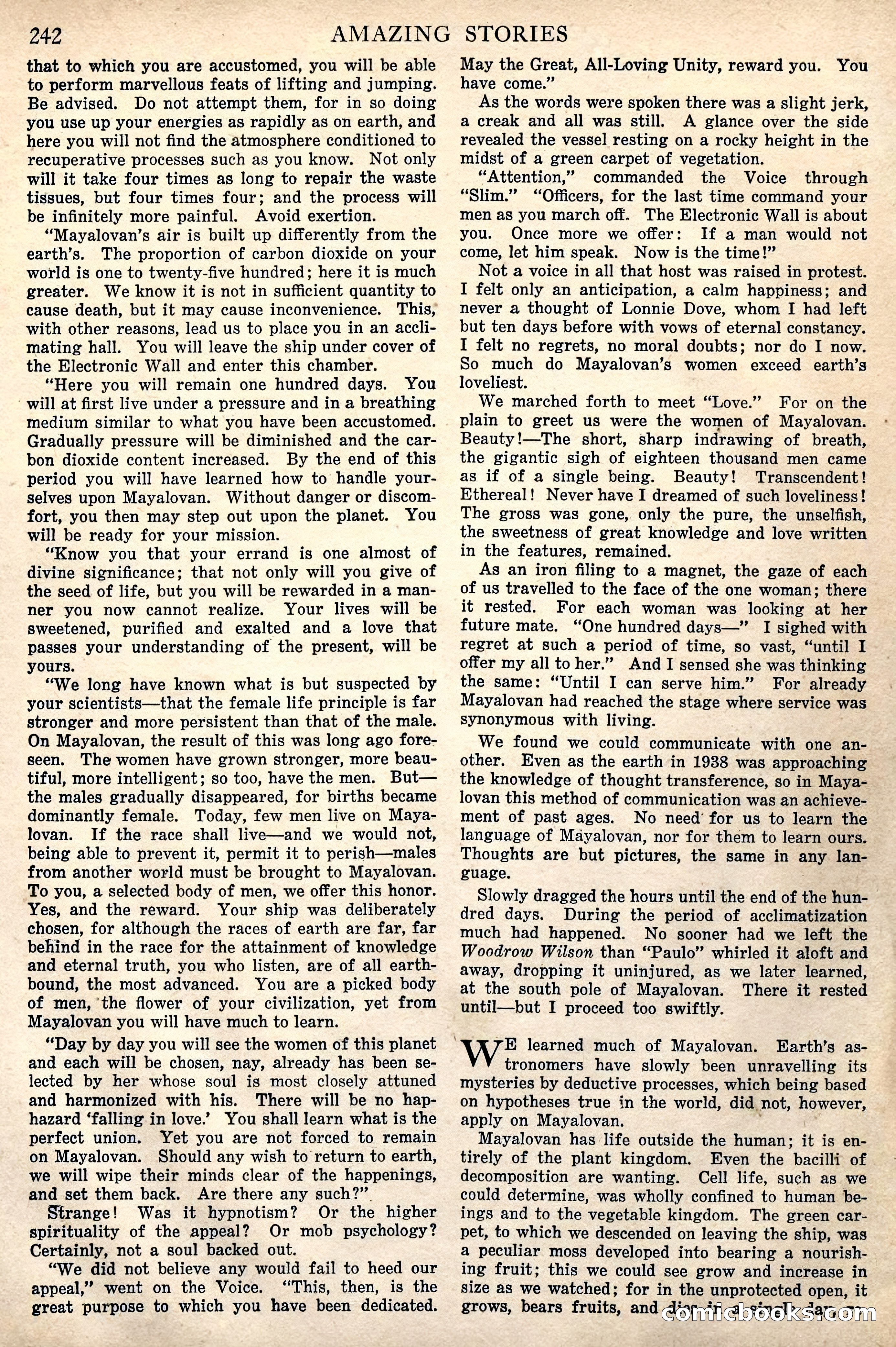 Amazing Stories, Vol. 2 No. 3 — page 36 of 108