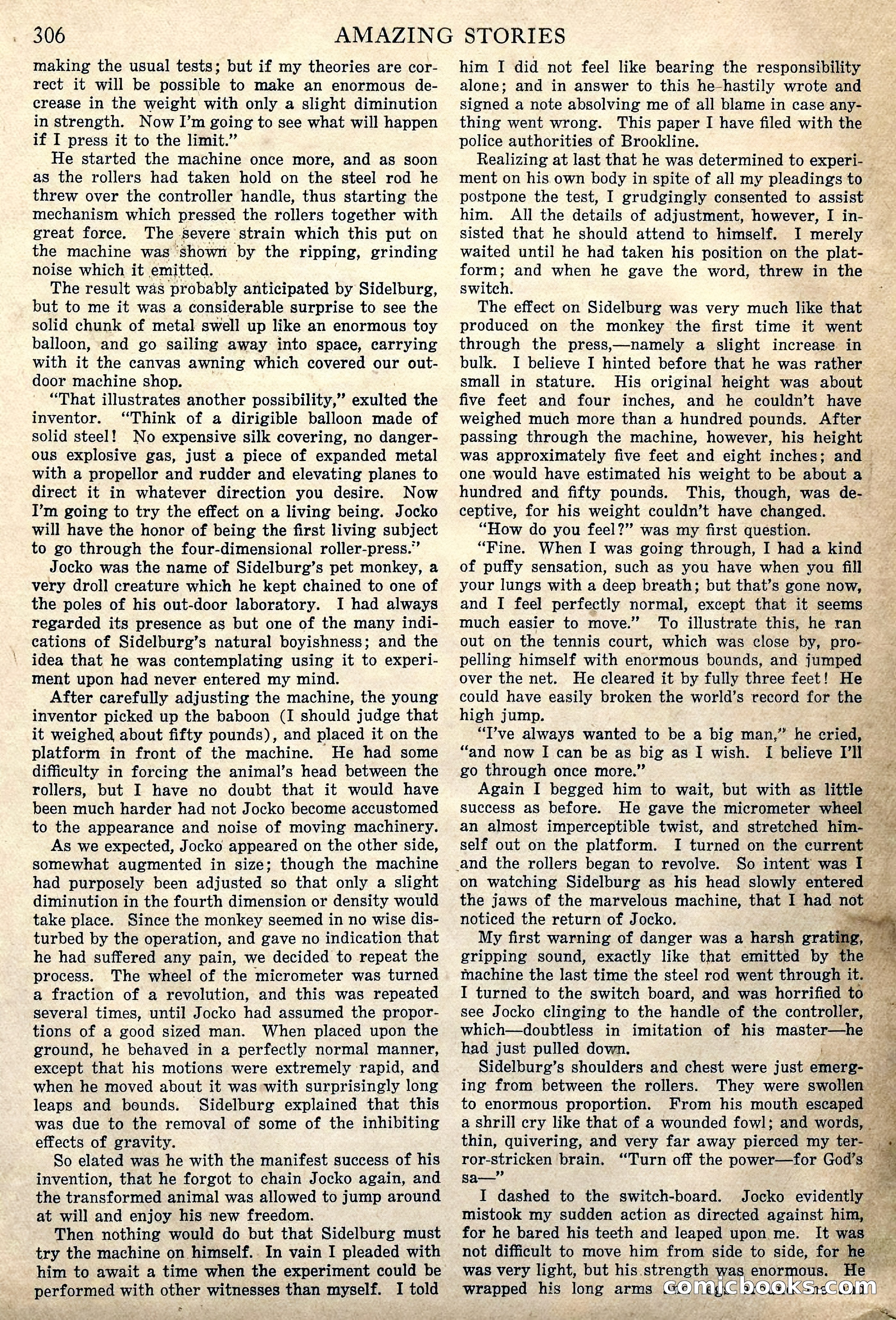 Amazing Stories, Vol. 2 No. 3 — page 100 of 108