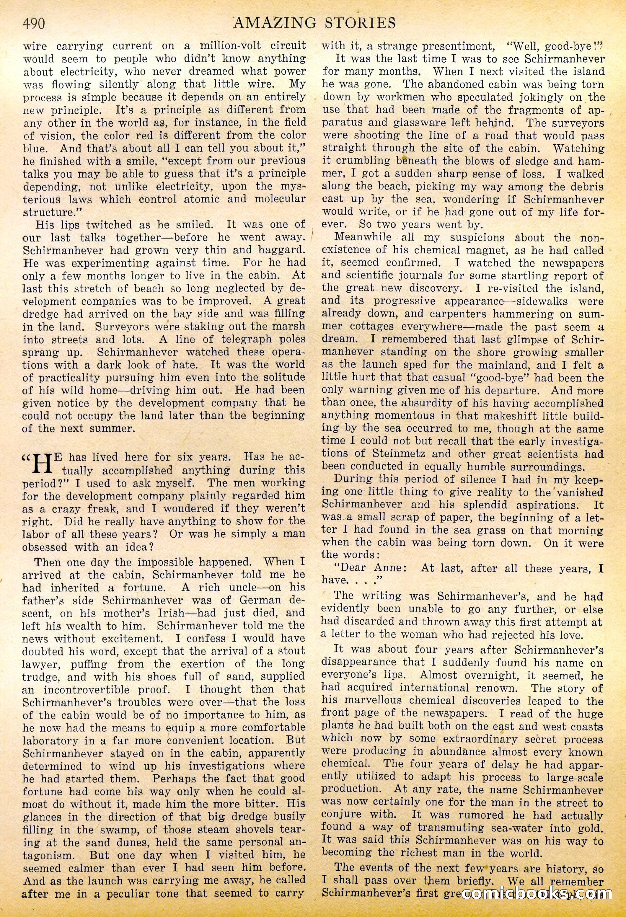 Amazing Stories, Vol. 2 No. 5 — page 75 of 107