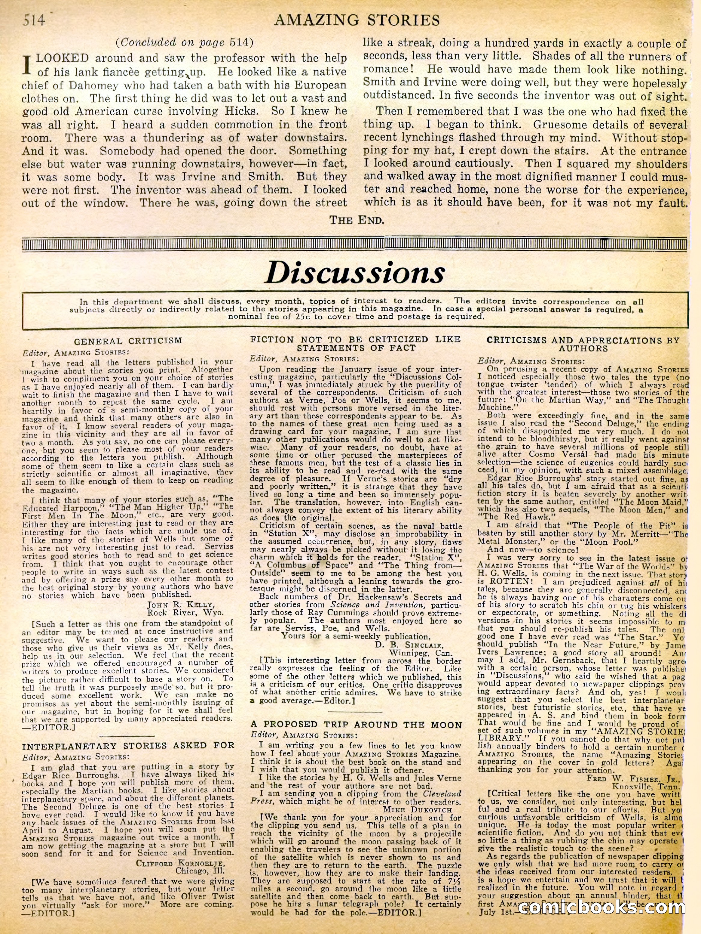 Amazing Stories, Vol. 2, No. 5 — page 99 of 107