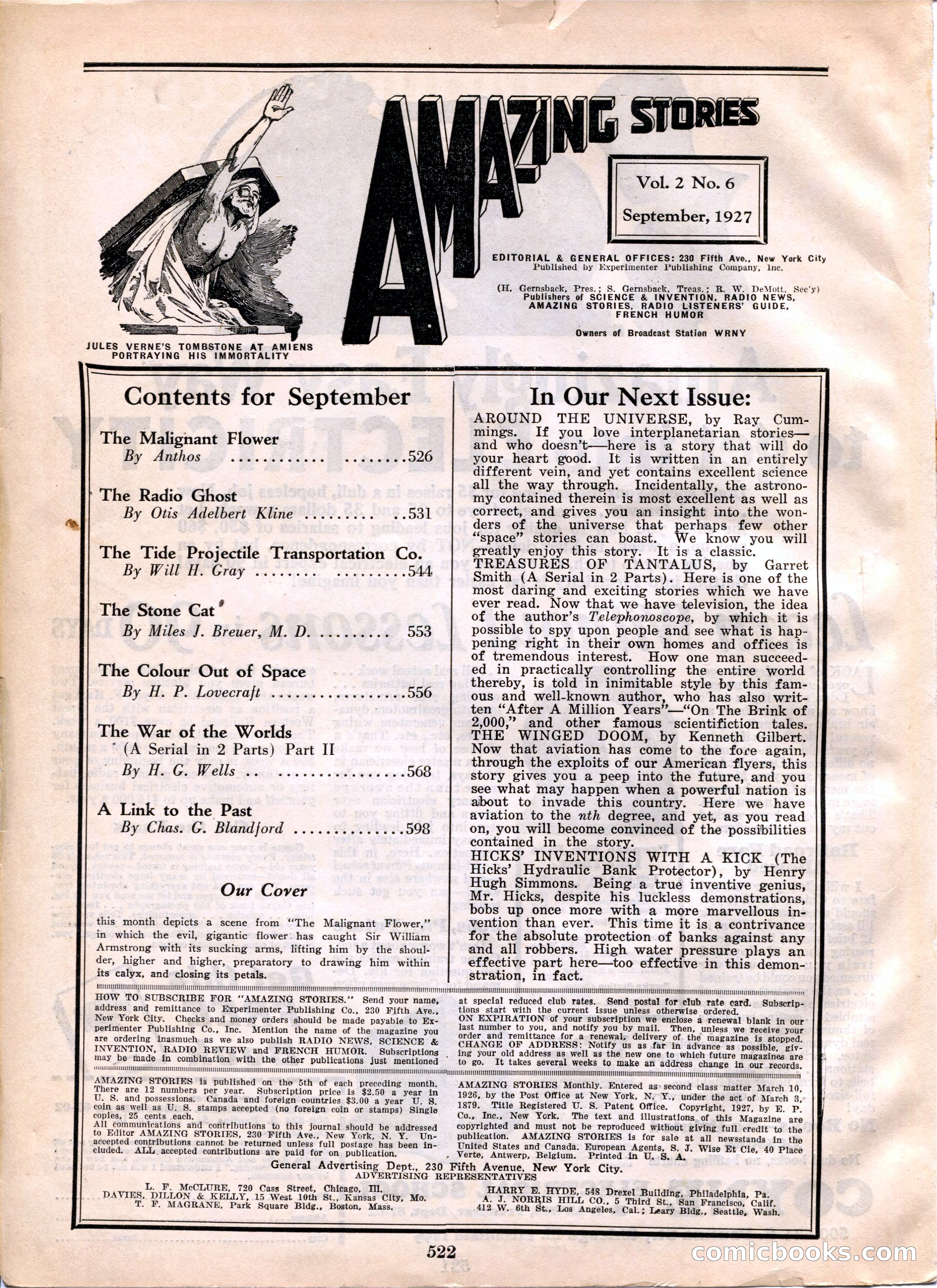 Amazing Stories, Vol. 2 No. 6 — page 3 of 103