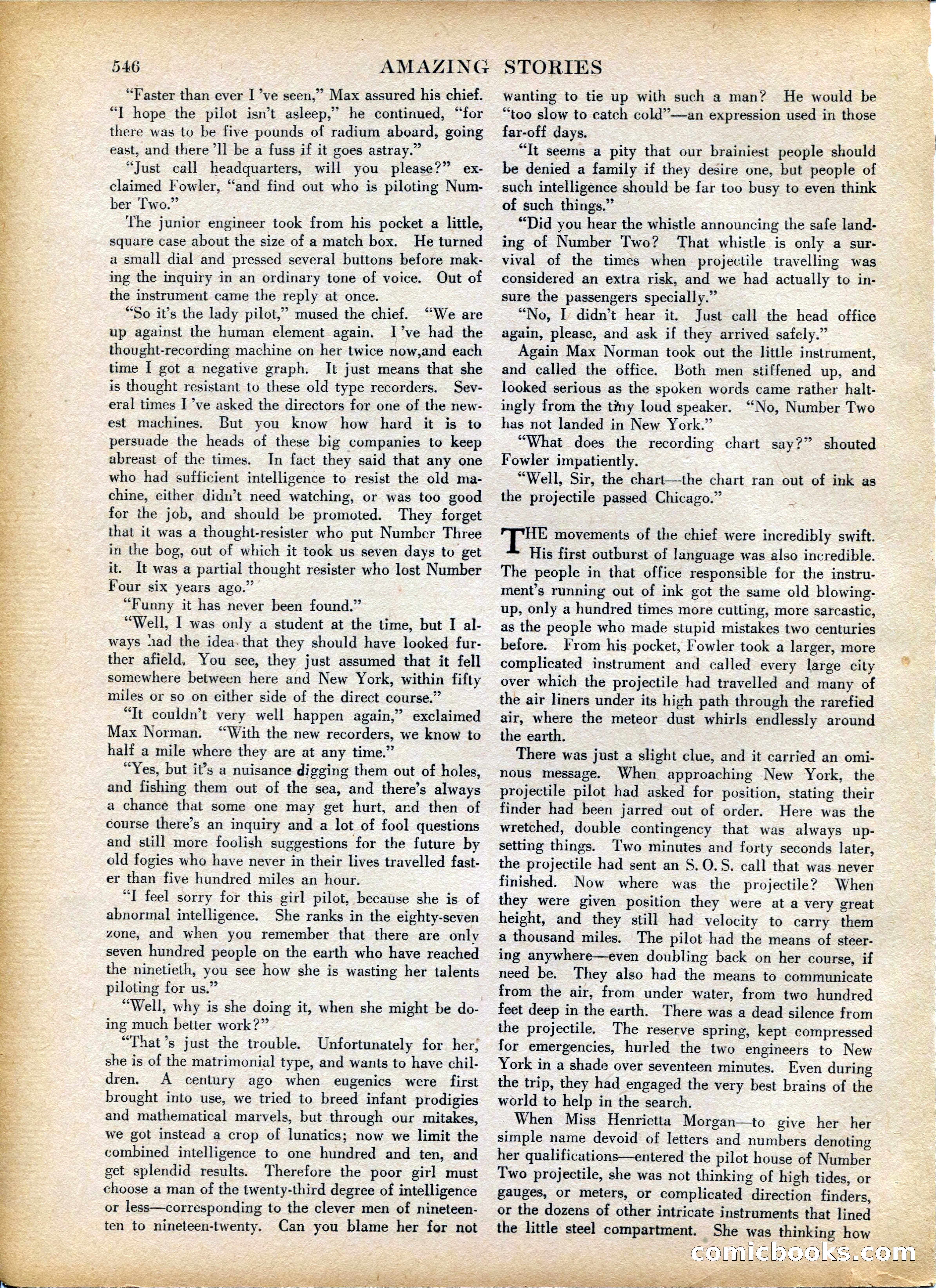 Amazing Stories, Vol. 2 No. 6 — page 27 of 103