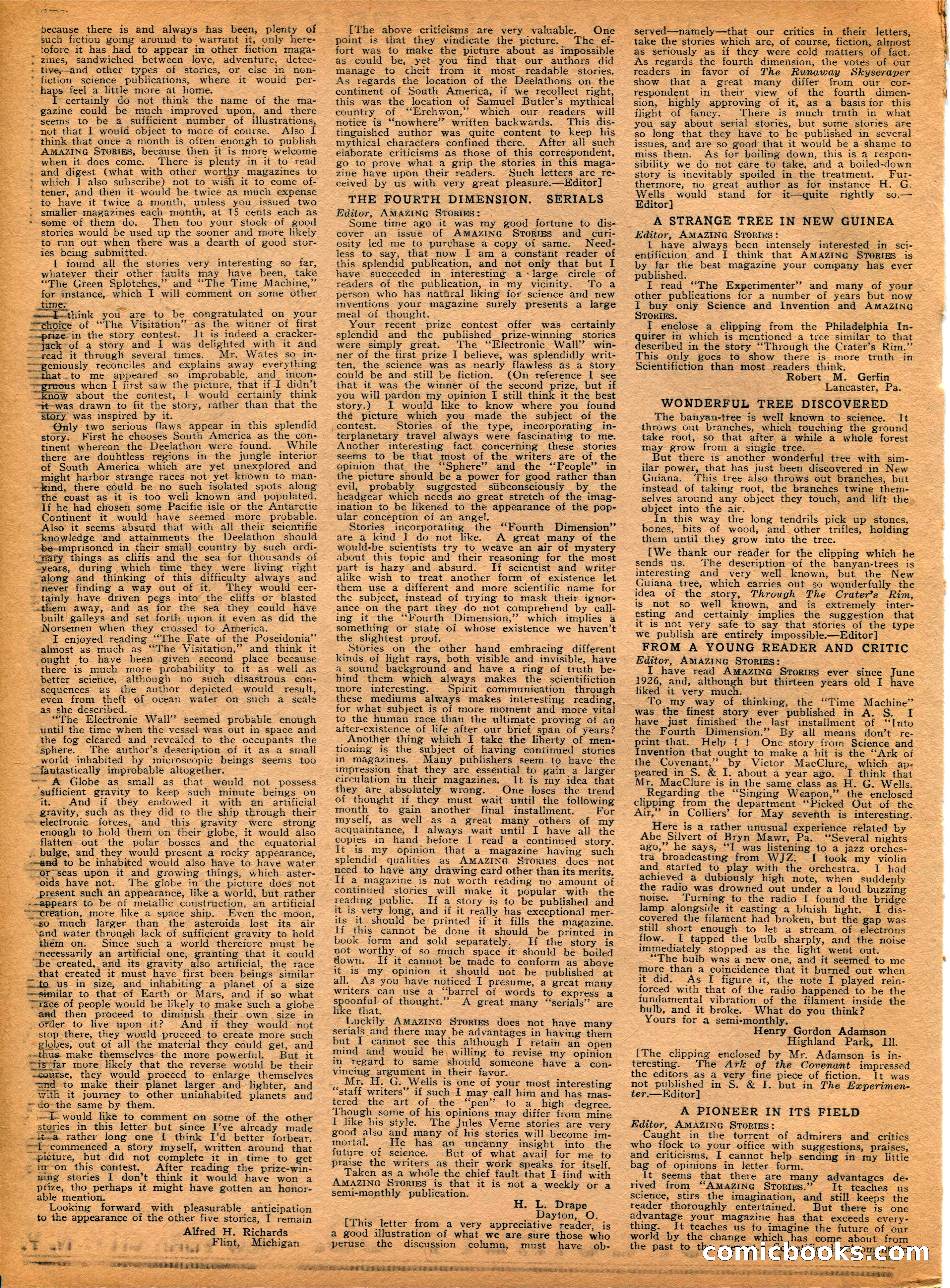 Amazing Stories, Vol. 2 No. 6 — page 91 of 103