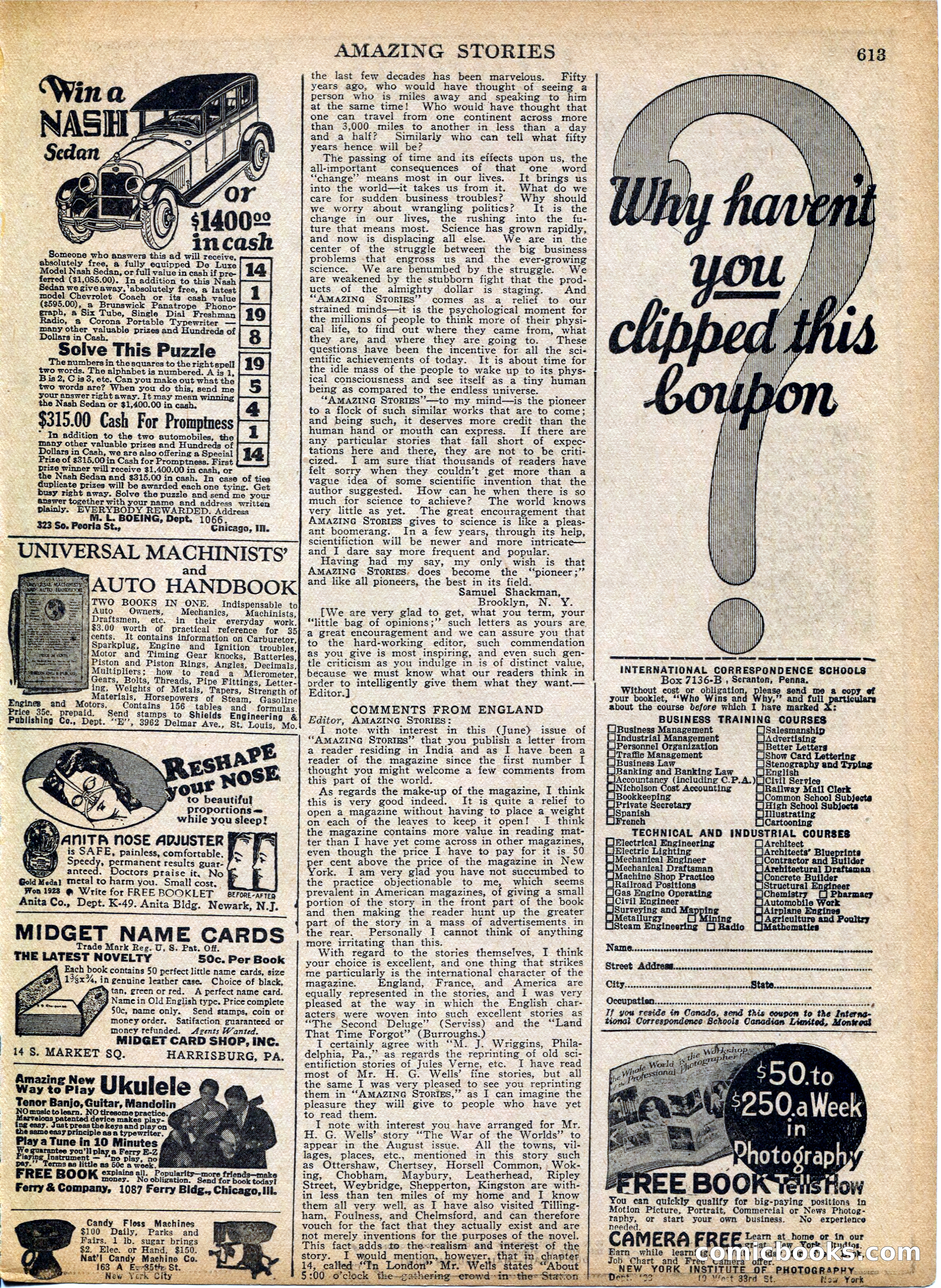 Amazing Stories, Vol. 2 No. 6 — page 94 of 103