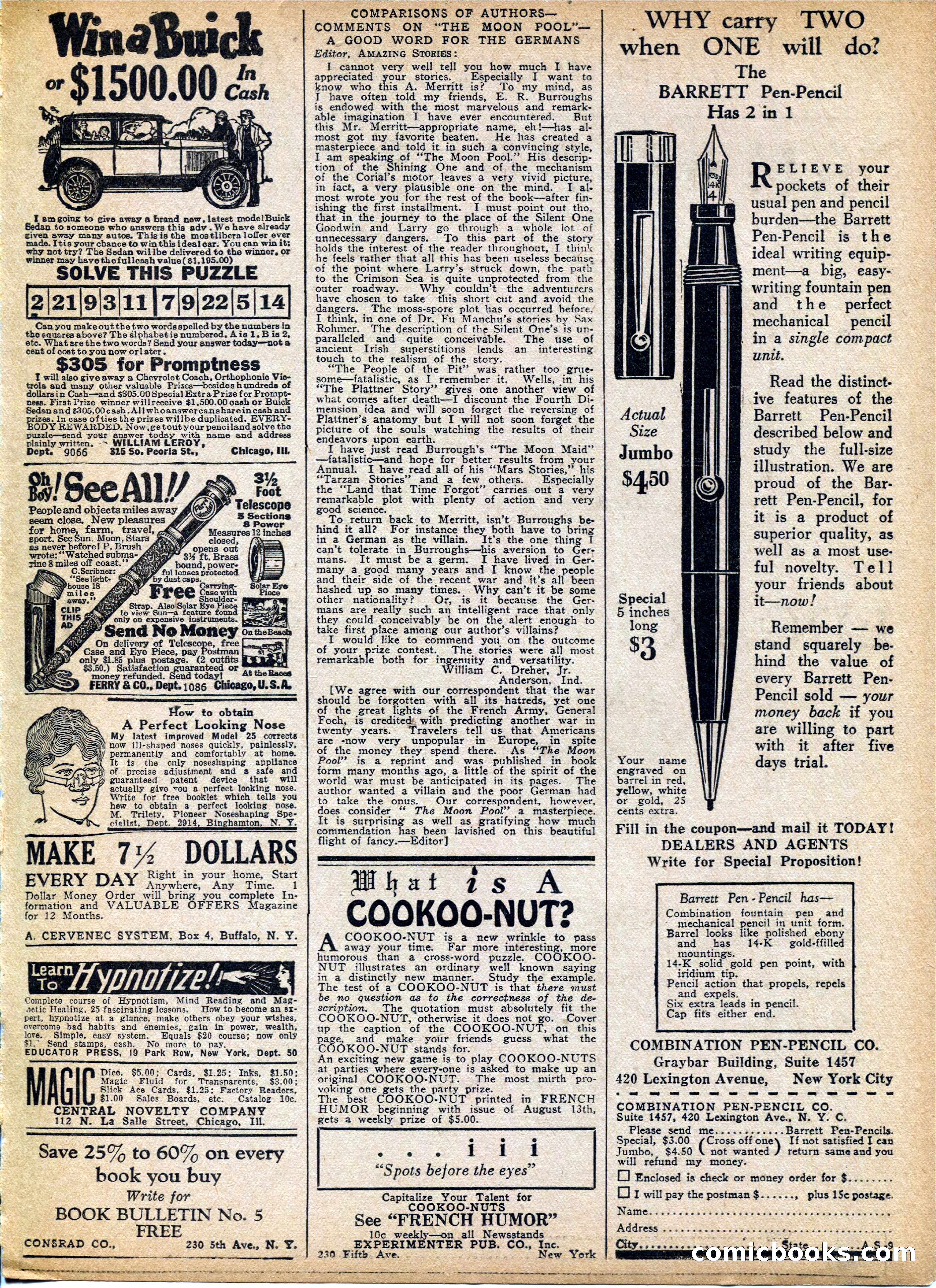 Amazing Stories, Vol. 2 No. 6 — page 98 of 103