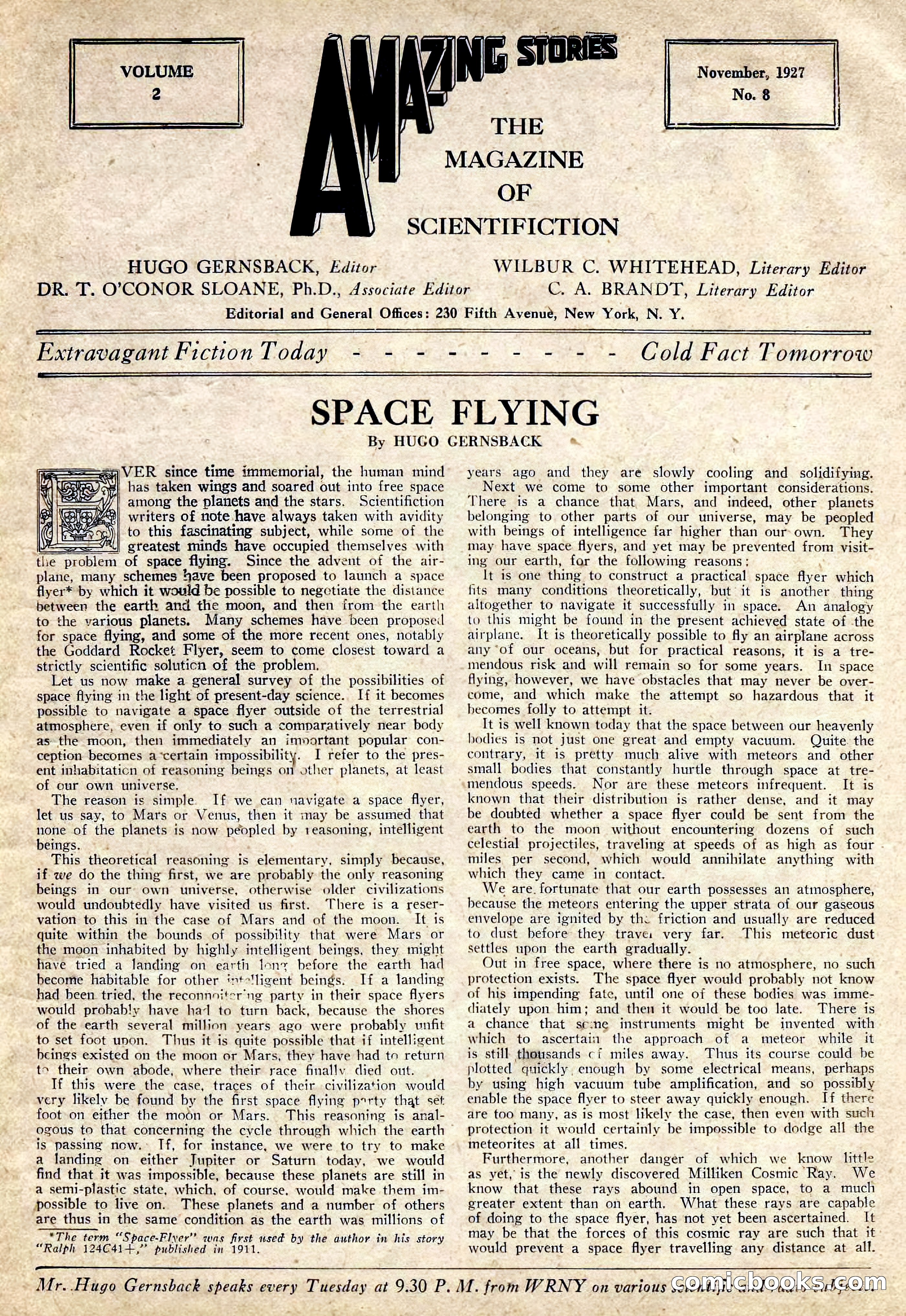 Amazing Stories, Vol. 2 No. 8 — page 7 of 100