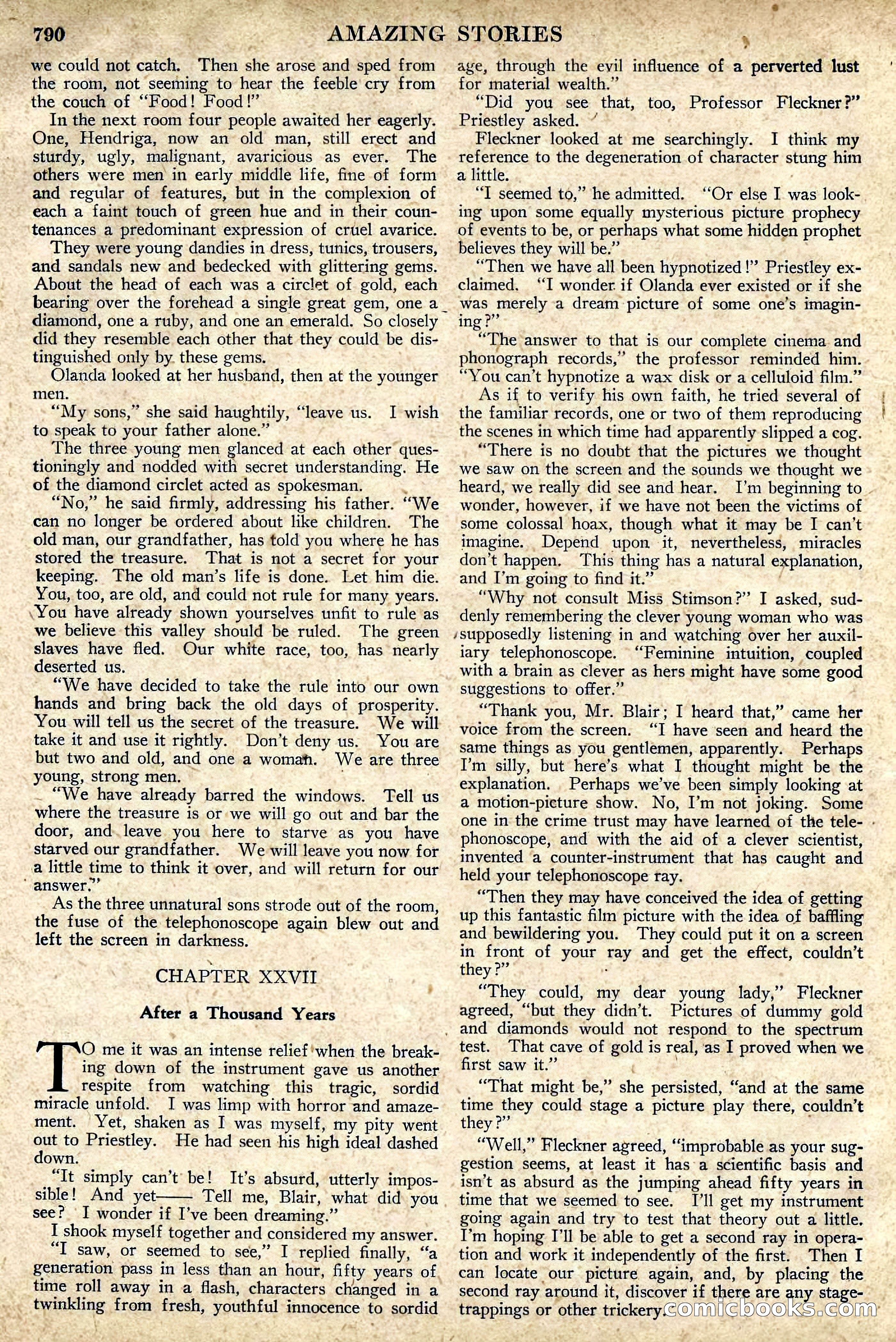 Amazing Stories, Vol. 2 No. 8 — page 72 of 100