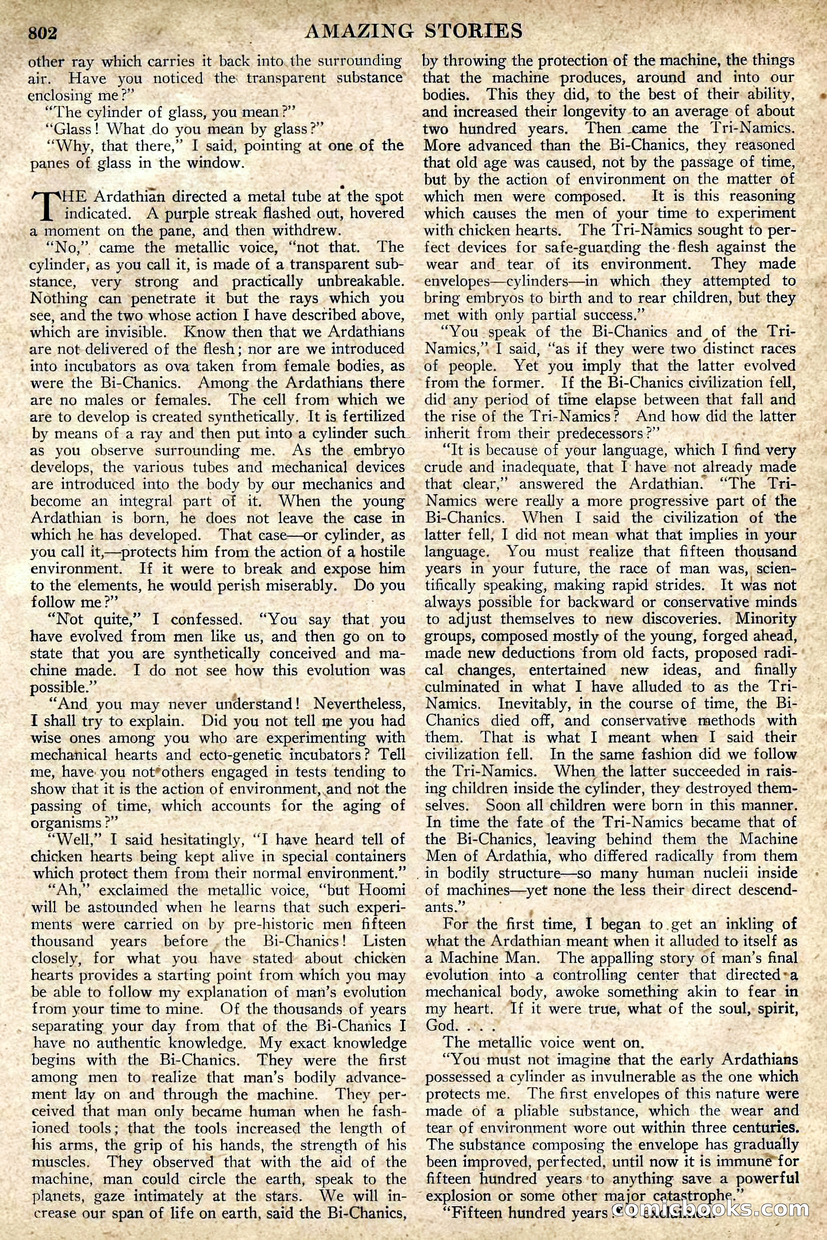 Amazing Stories, Vol. 2 No. 8 — page 84 of 100