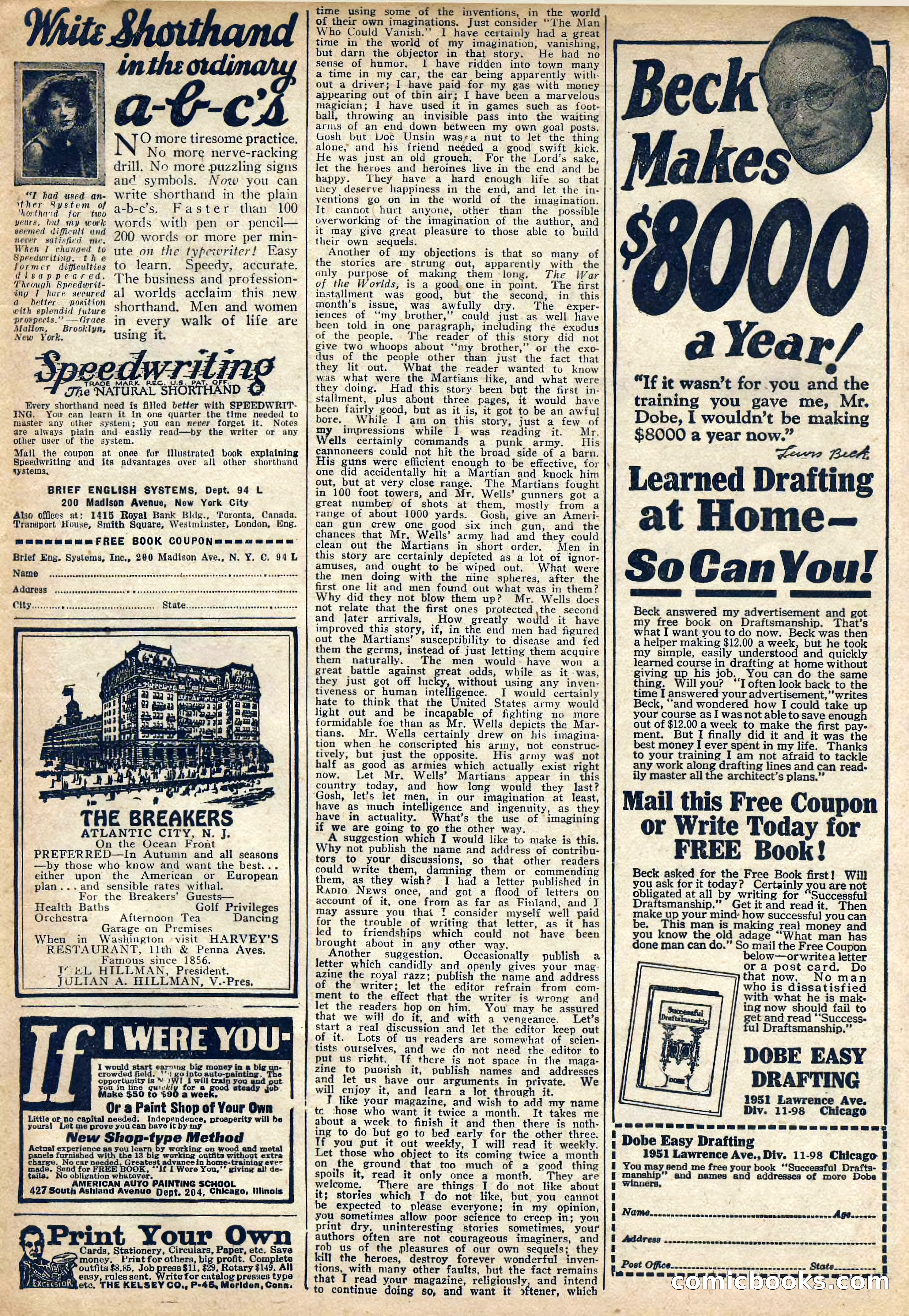 Amazing Stories, Vol. 2 No. 8 — page 91 of 100