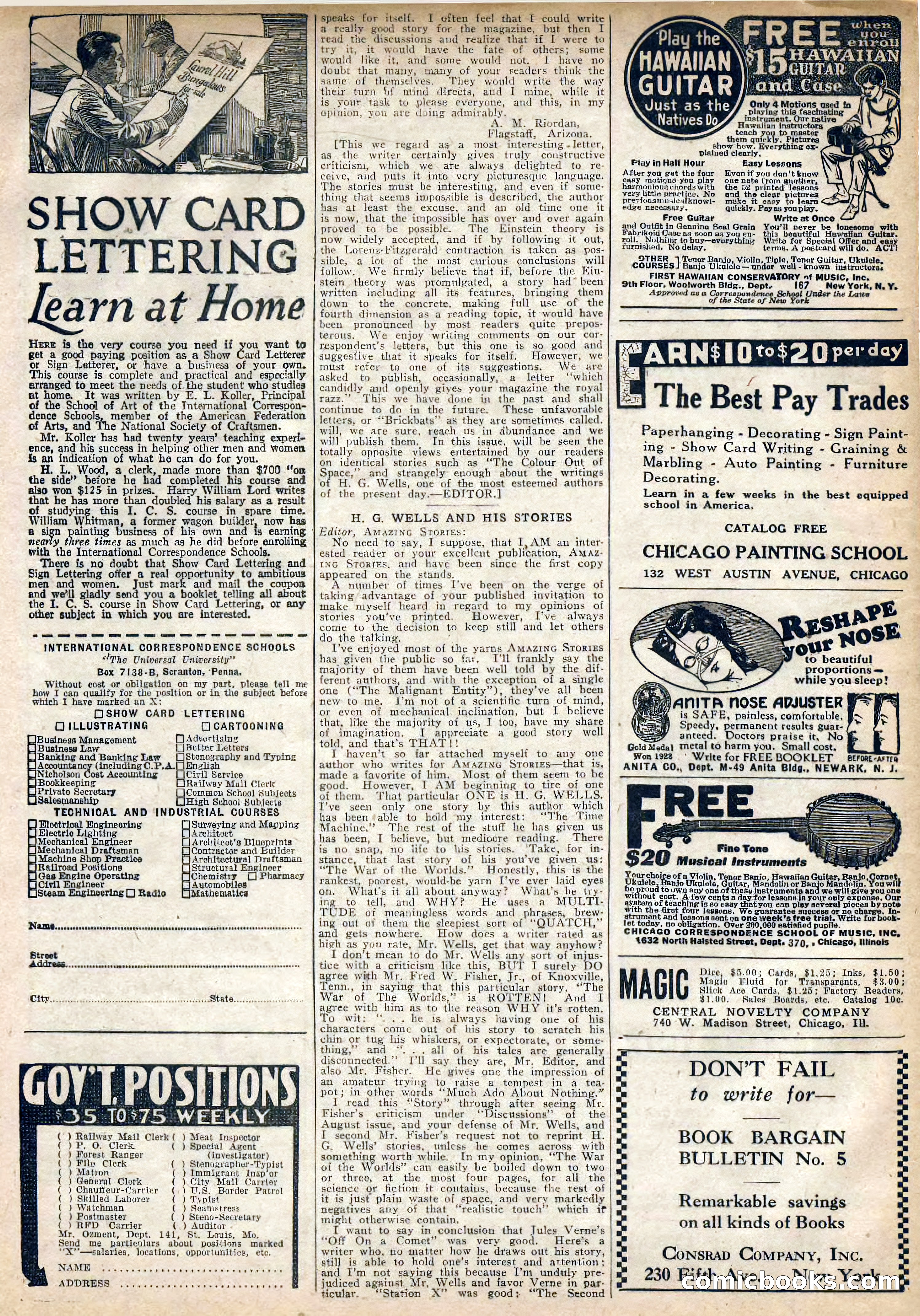 Amazing Stories, Vol. 2 No. 8 — page 92 of 100