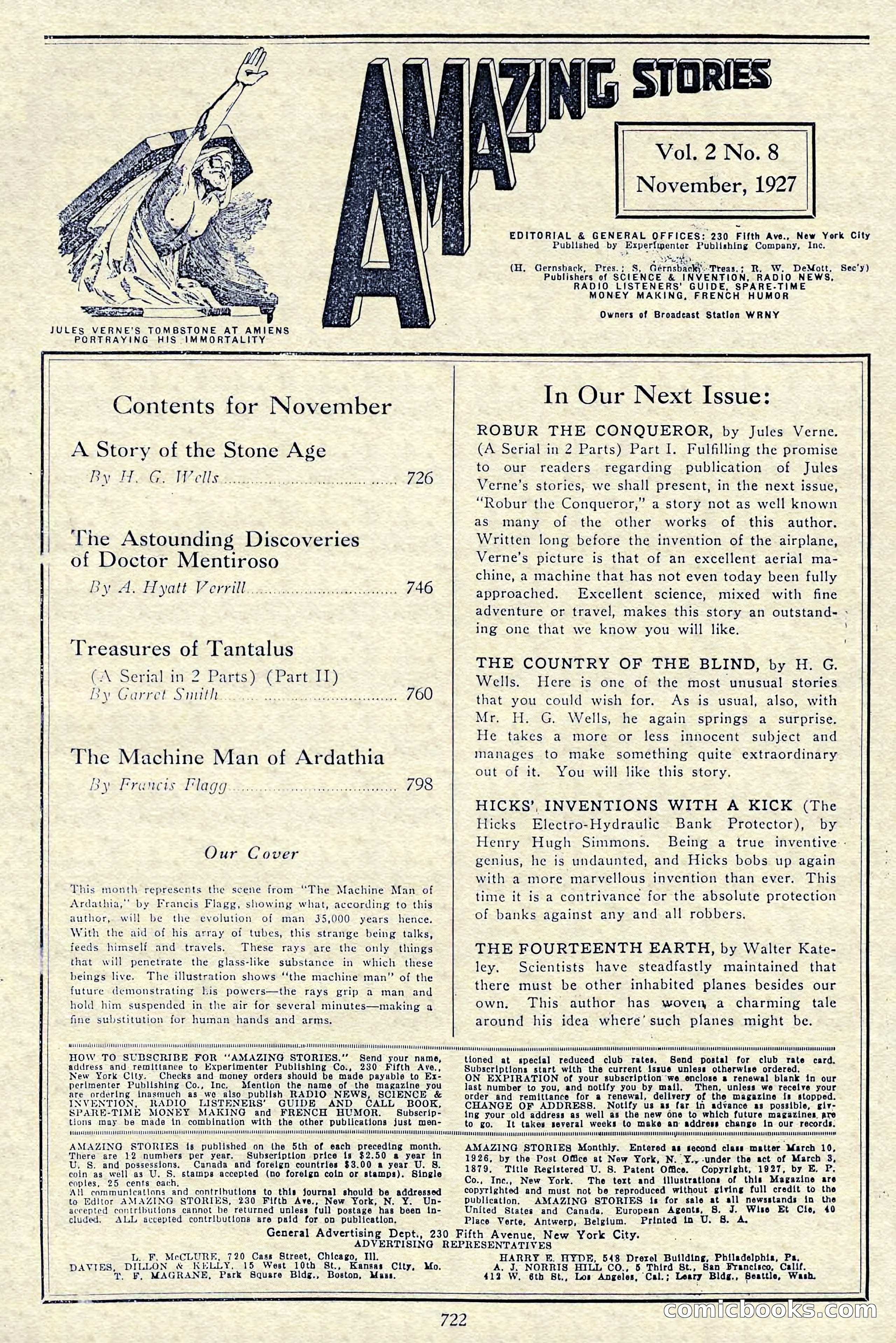 Amazing Stories, Vol. 2 No. 8 — page 2 of 102