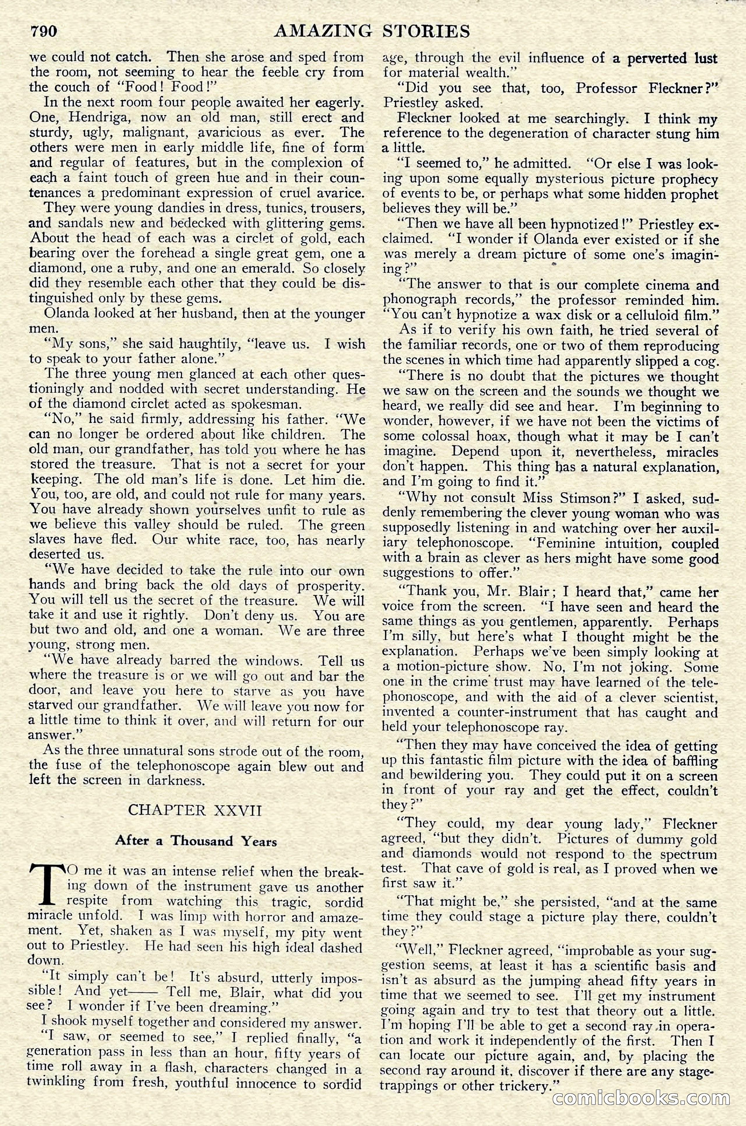 Amazing Stories, Vol. 2 No. 8 — page 70 of 102