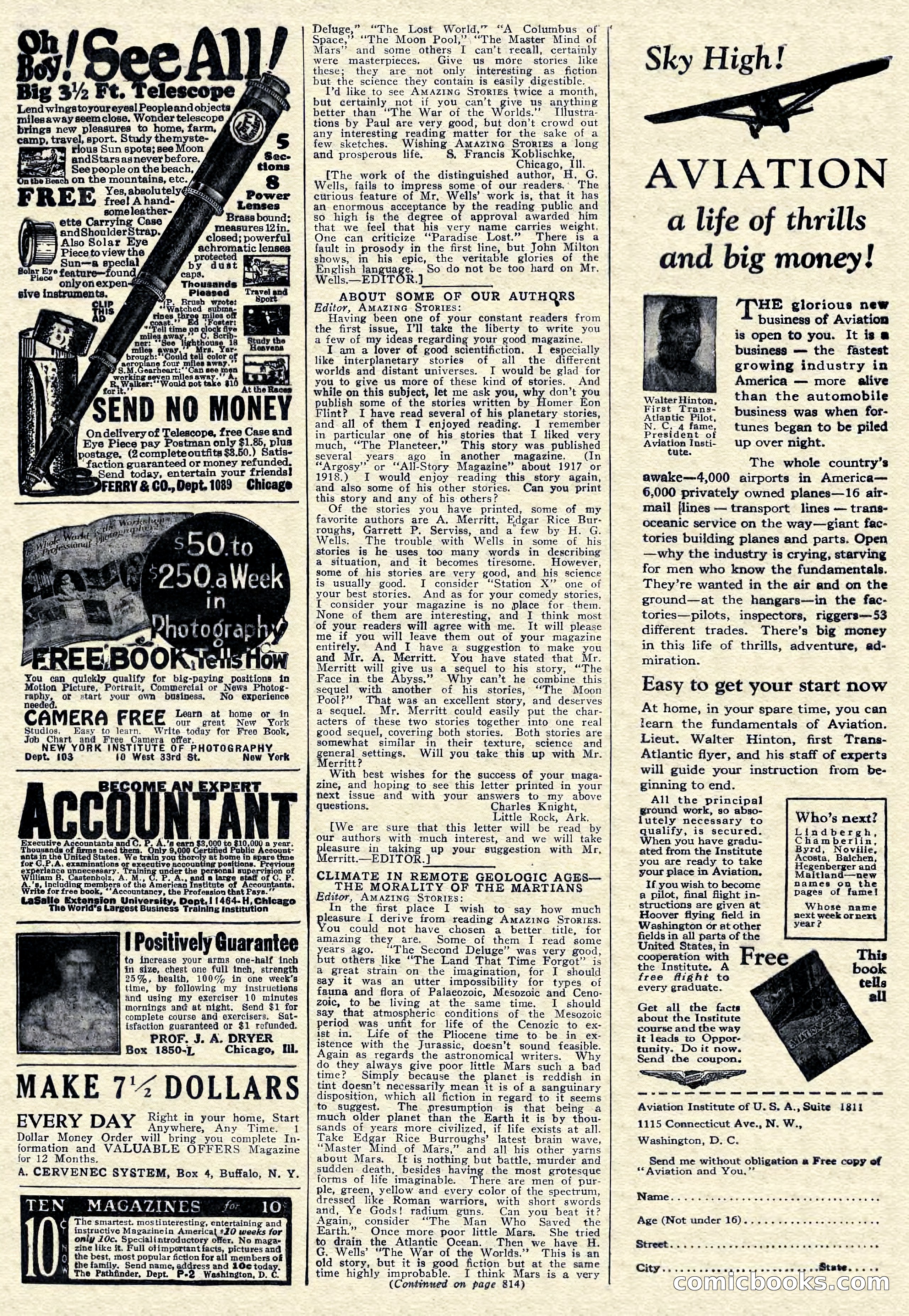 Amazing Stories, Vol. 2 No. 8 — page 91 of 102