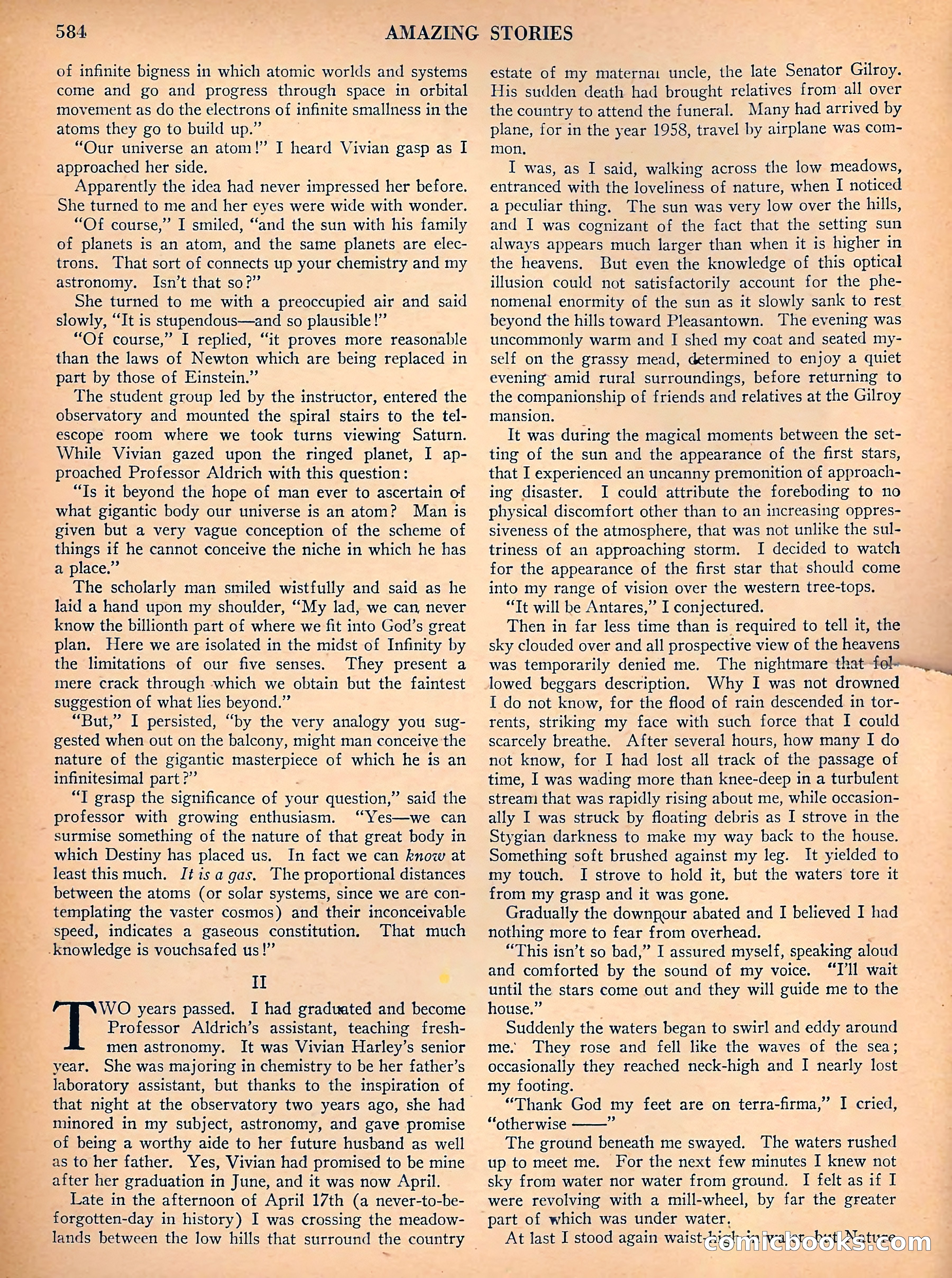 Amazing Stories, Vol. 3, No. 7 — page 9 of 97