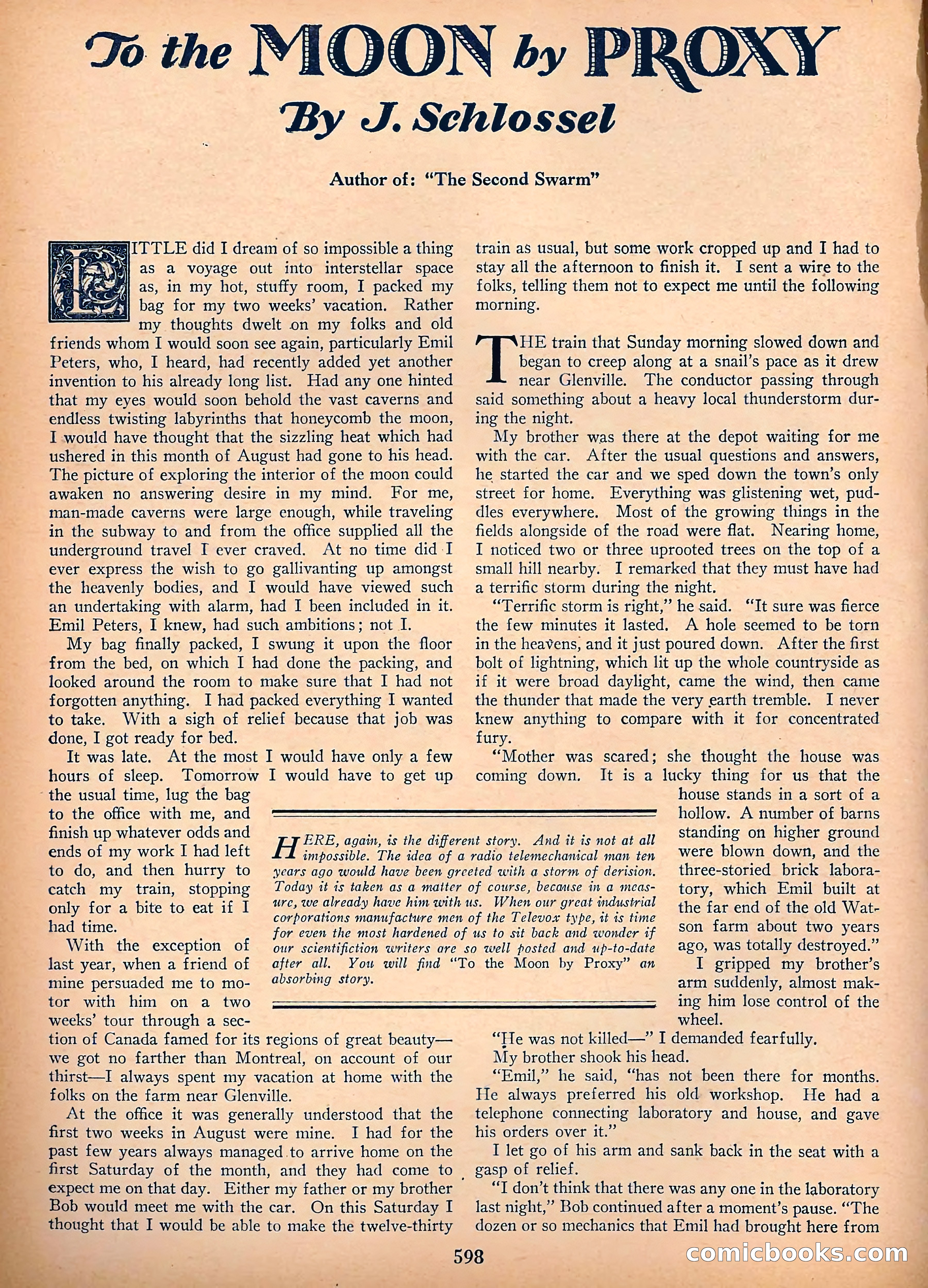 Amazing Stories, Vol. 3, No. 7 — page 23 of 97