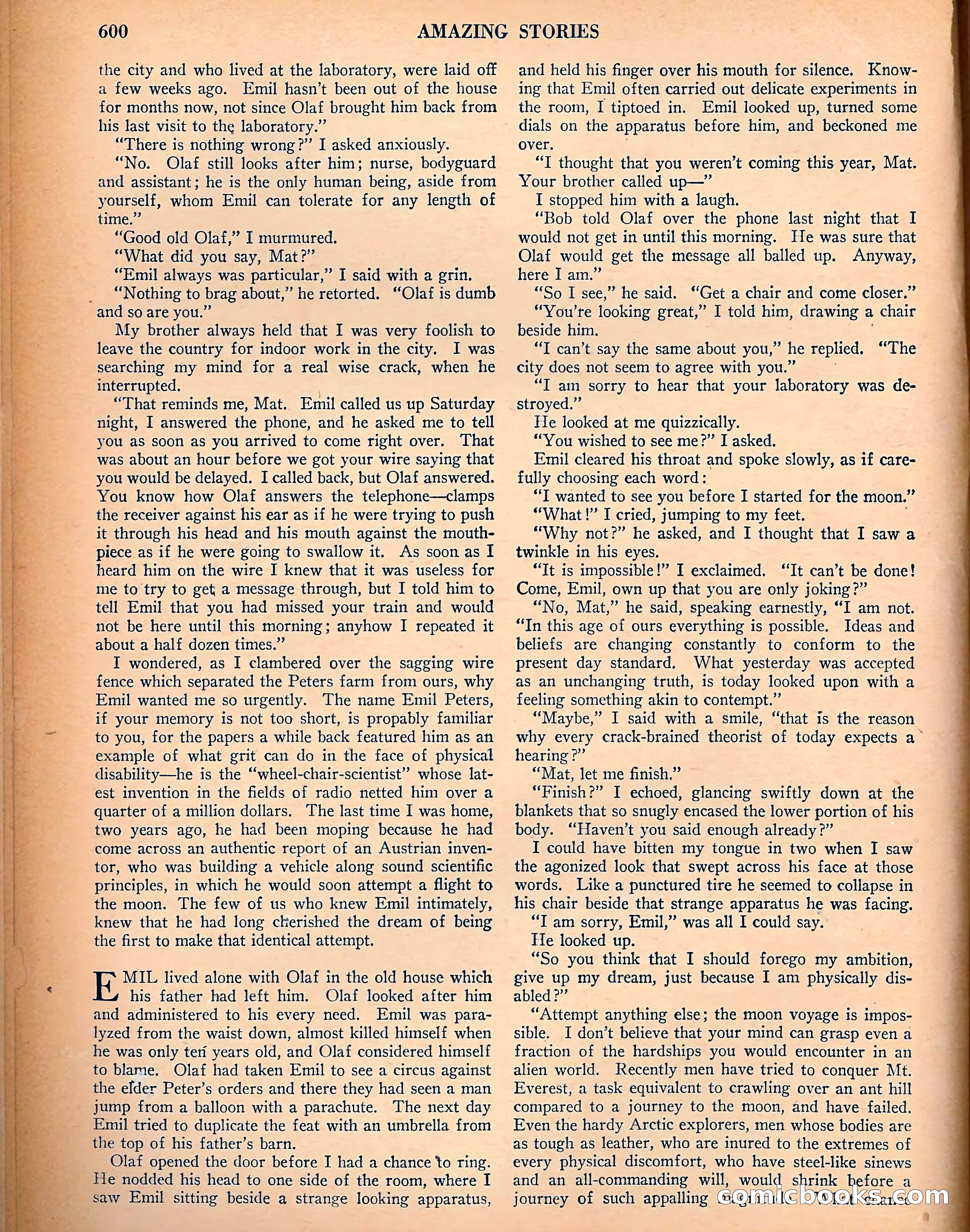 Amazing Stories, Vol. 3, No. 7 — page 25 of 97