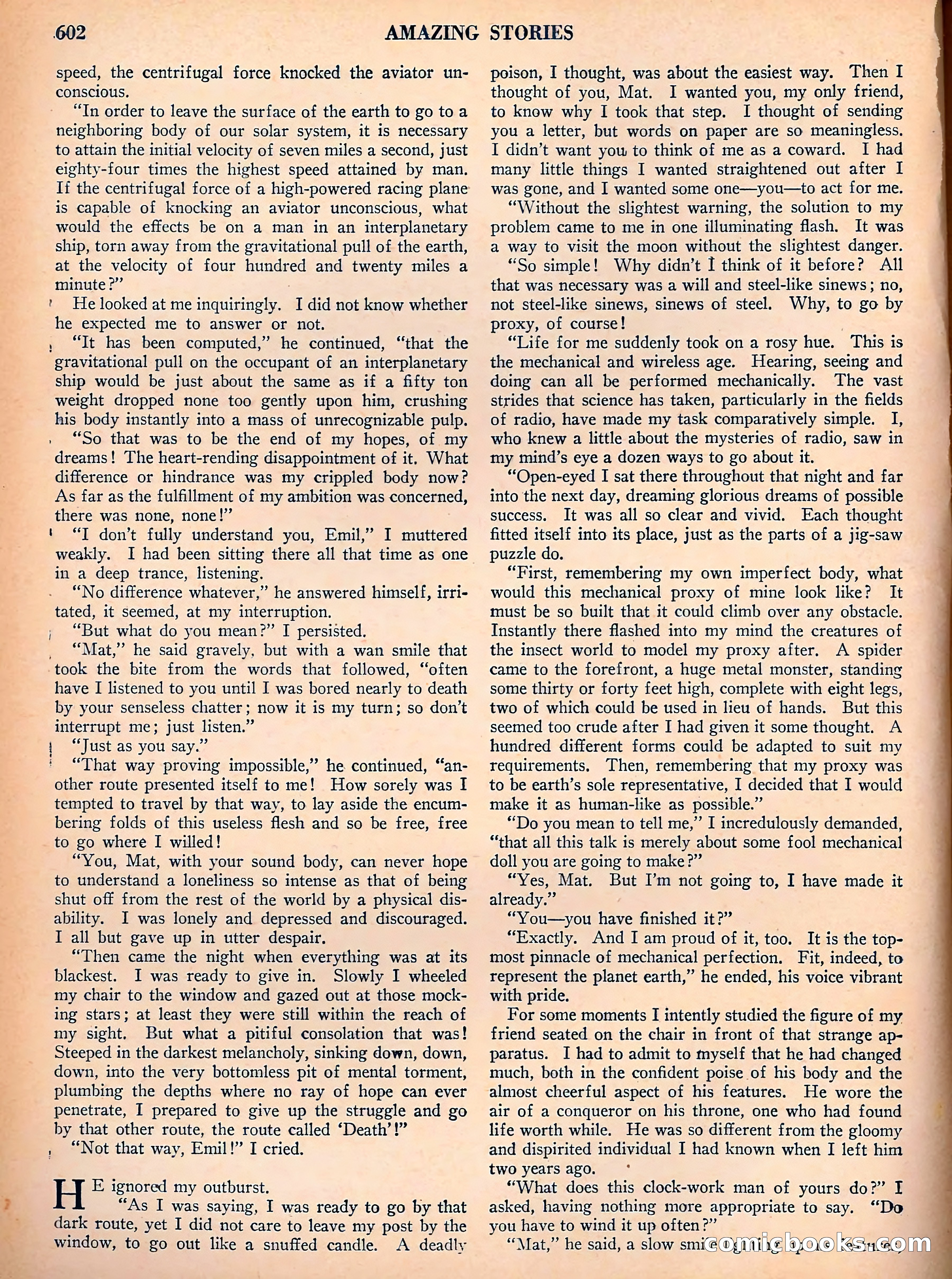 Amazing Stories, Vol. 3, No. 7 — page 27 of 97