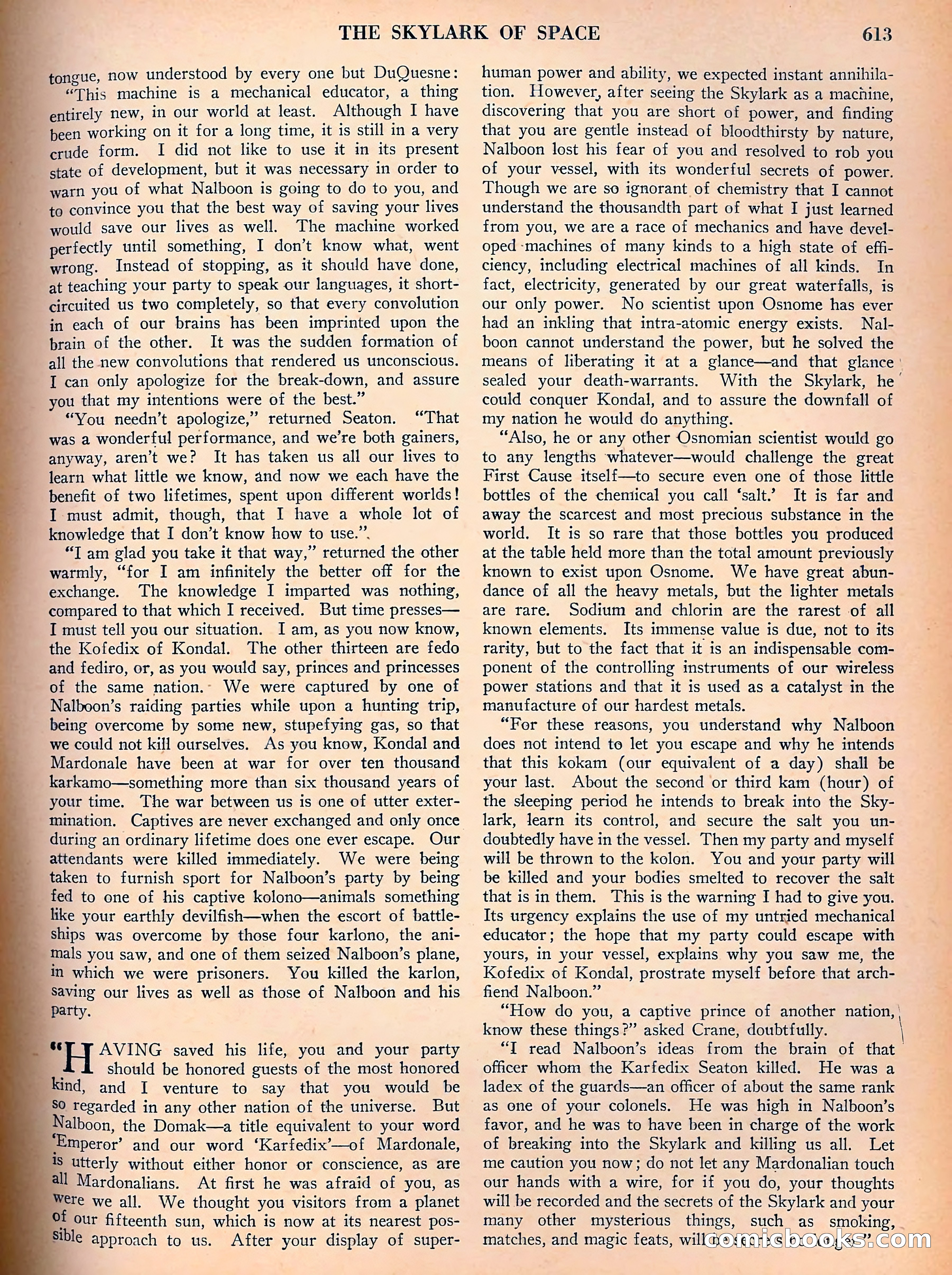 Amazing Stories, Vol. 3, No. 7 — page 38 of 97